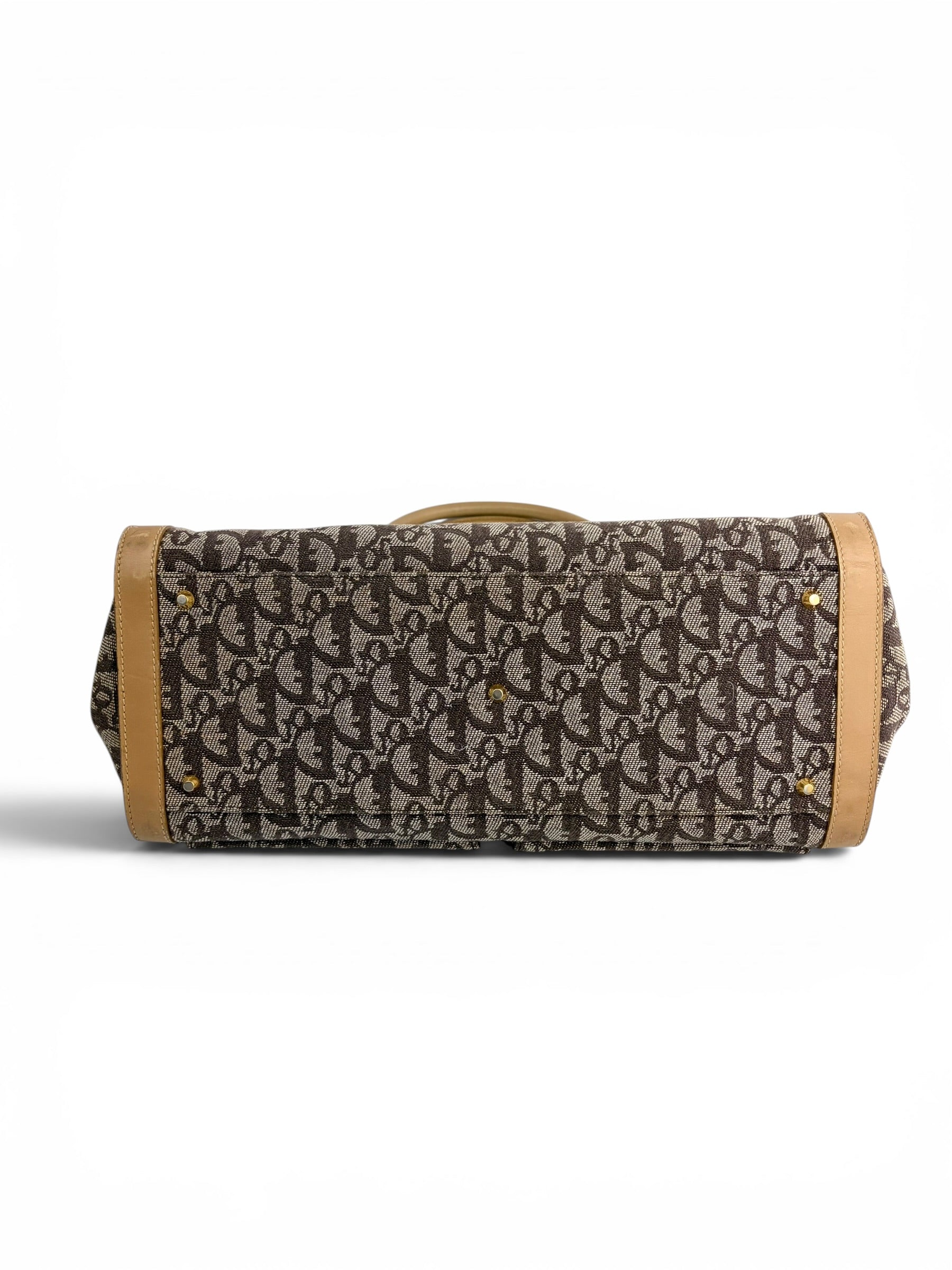 christian-dior-vintage-trotter-canvas-diorissimo-top-handle-4