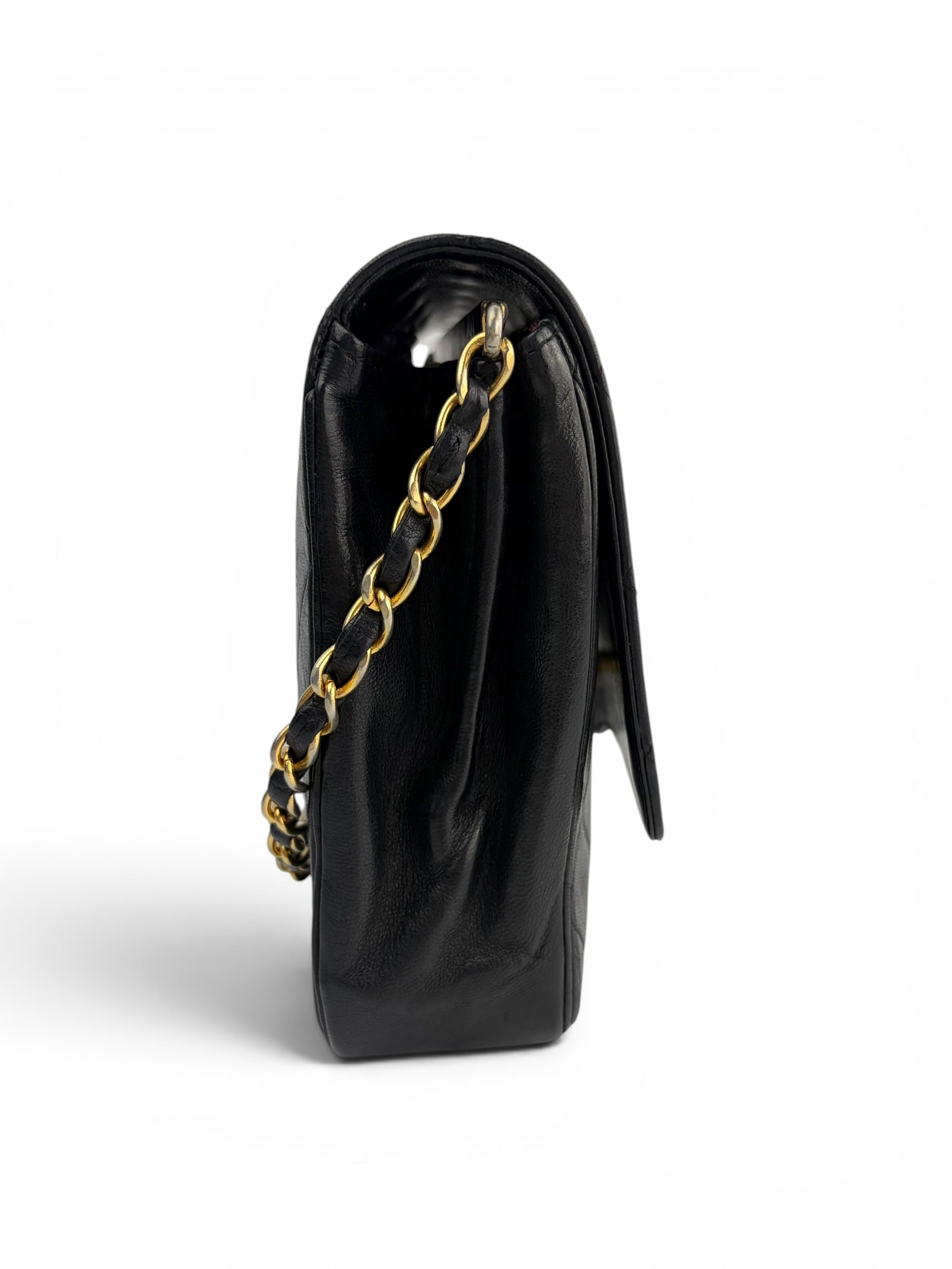 chanel-vintage-black-lambskin-flap-1