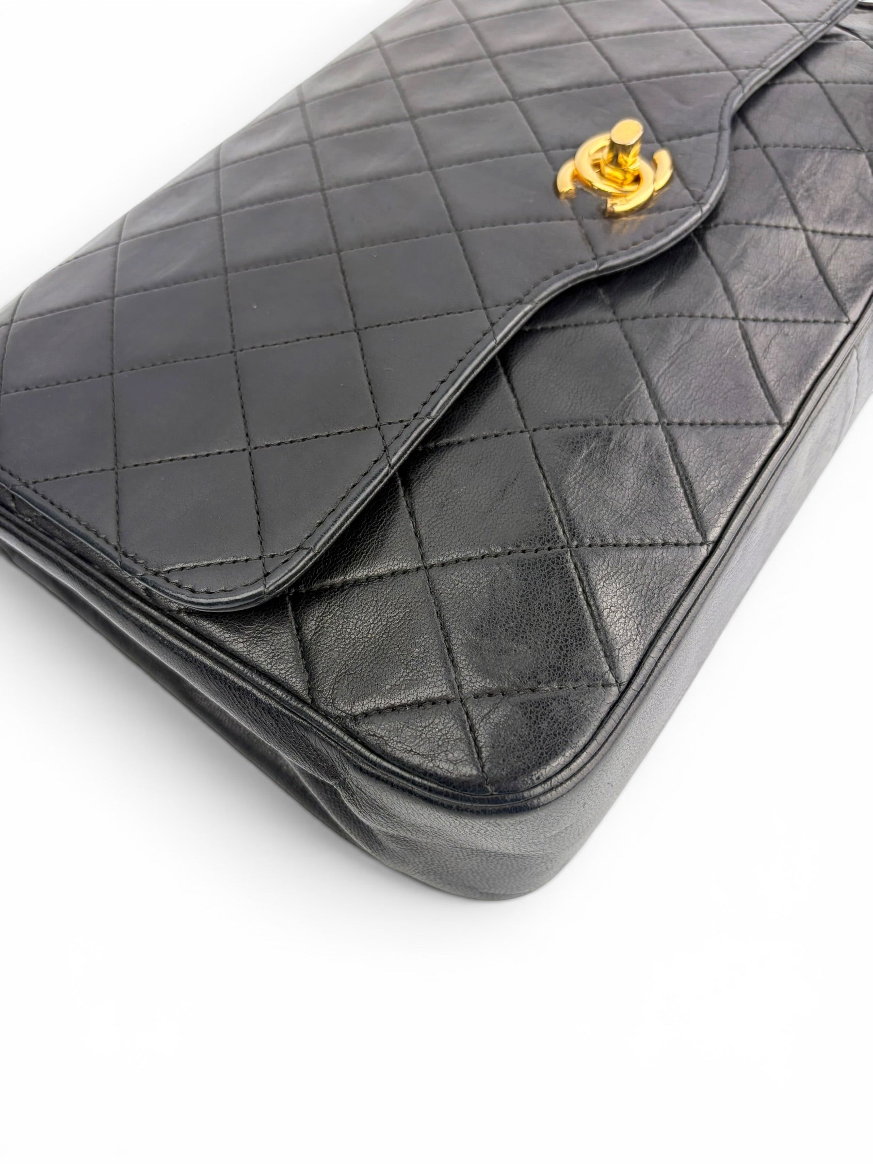 chanel-vintage-black-lambskin-flap-8