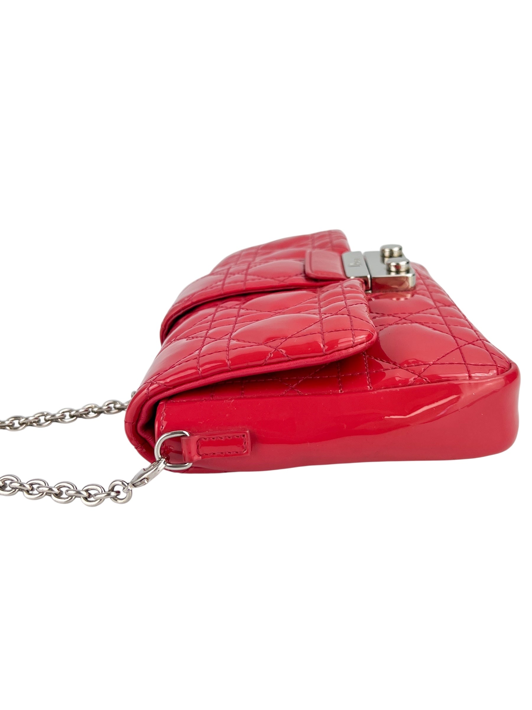 Dior Coral Patent Miss Dior Promenade WOC