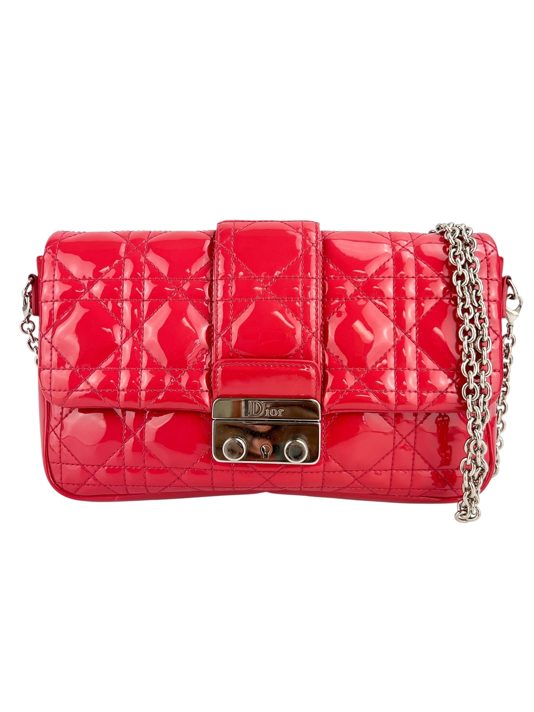 Dior Coral Patent Miss Dior Promenade WOC