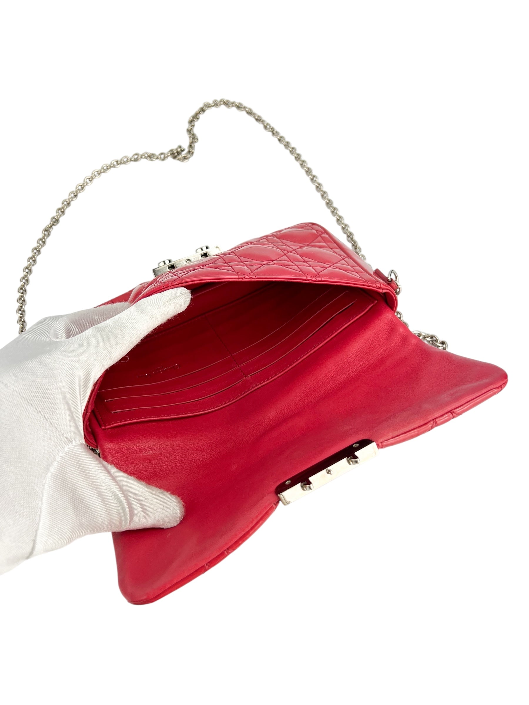 Dior Coral Patent Miss Dior Promenade WOC