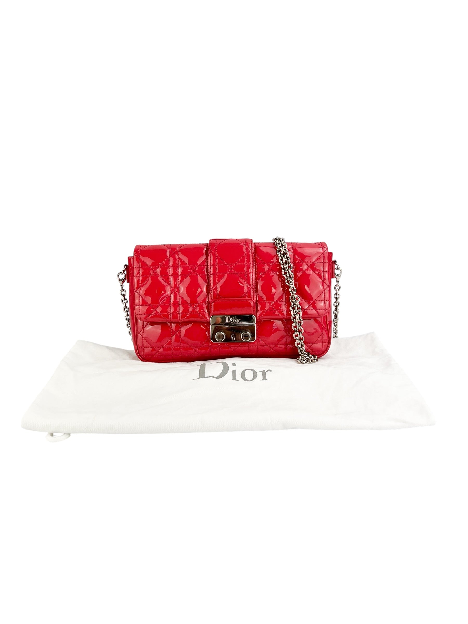 Dior Coral Patent Miss Dior Promenade WOC
