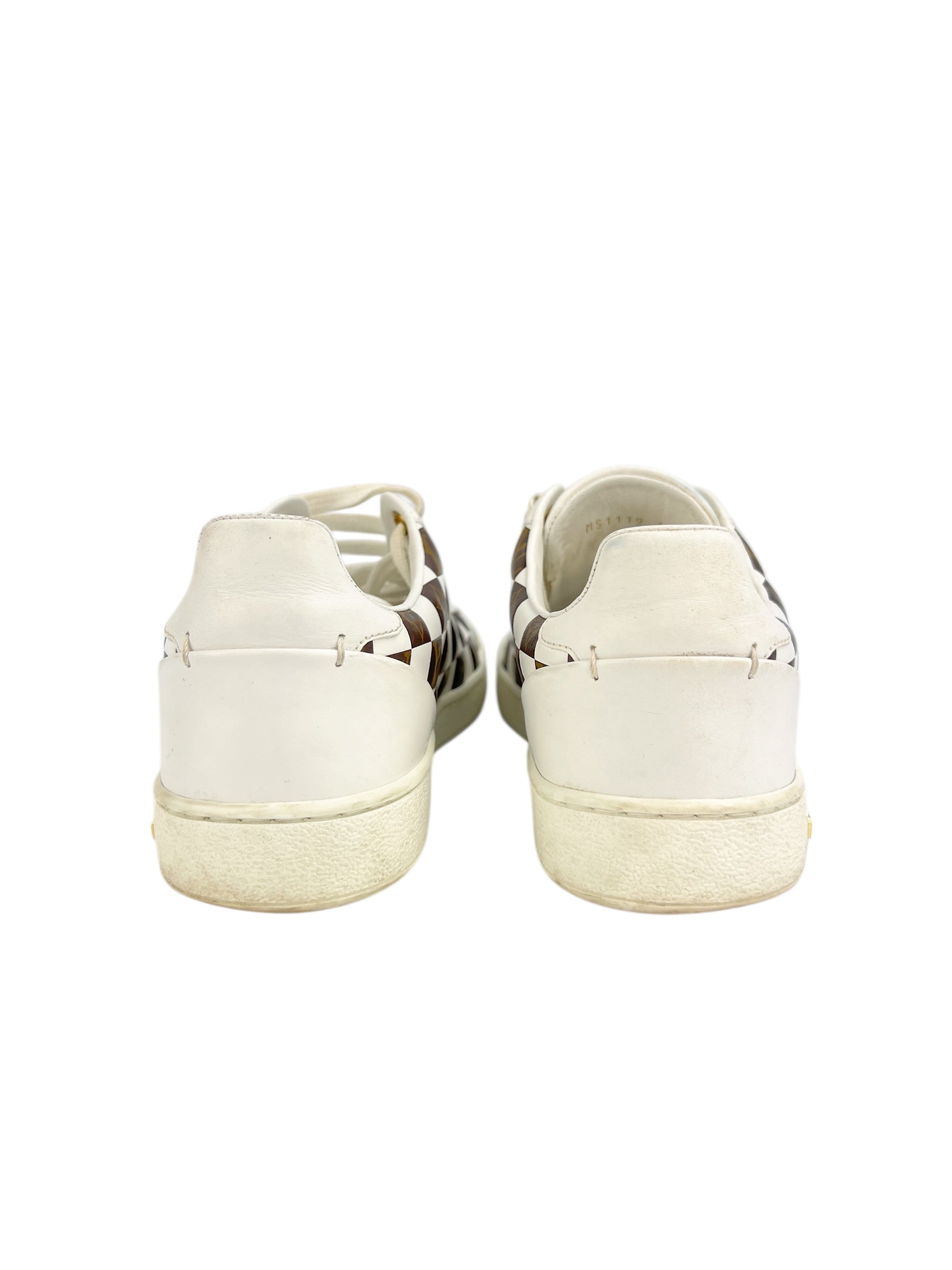 Louis Vuitton White Monogram Checkerboard Sneakers