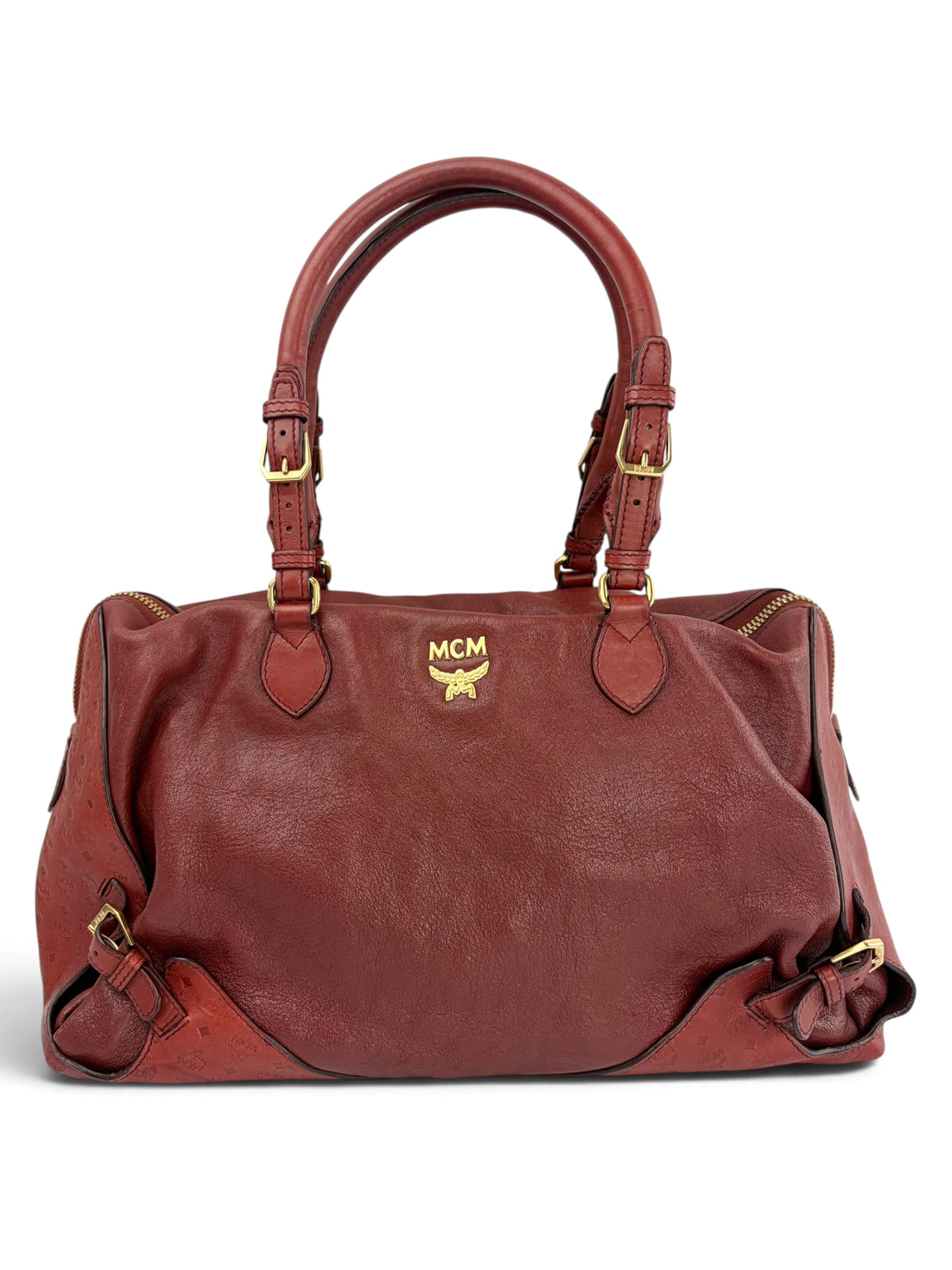 mcm-burgundy-leather-satchel-0