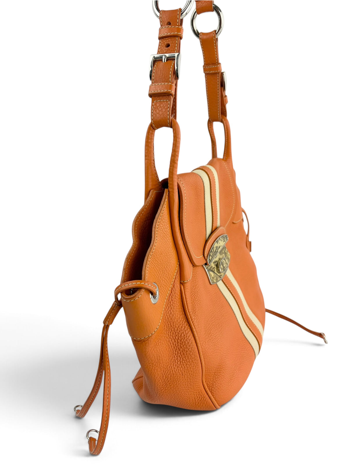 prada-vintage-lizard-trimmed-skipper-hobo-1