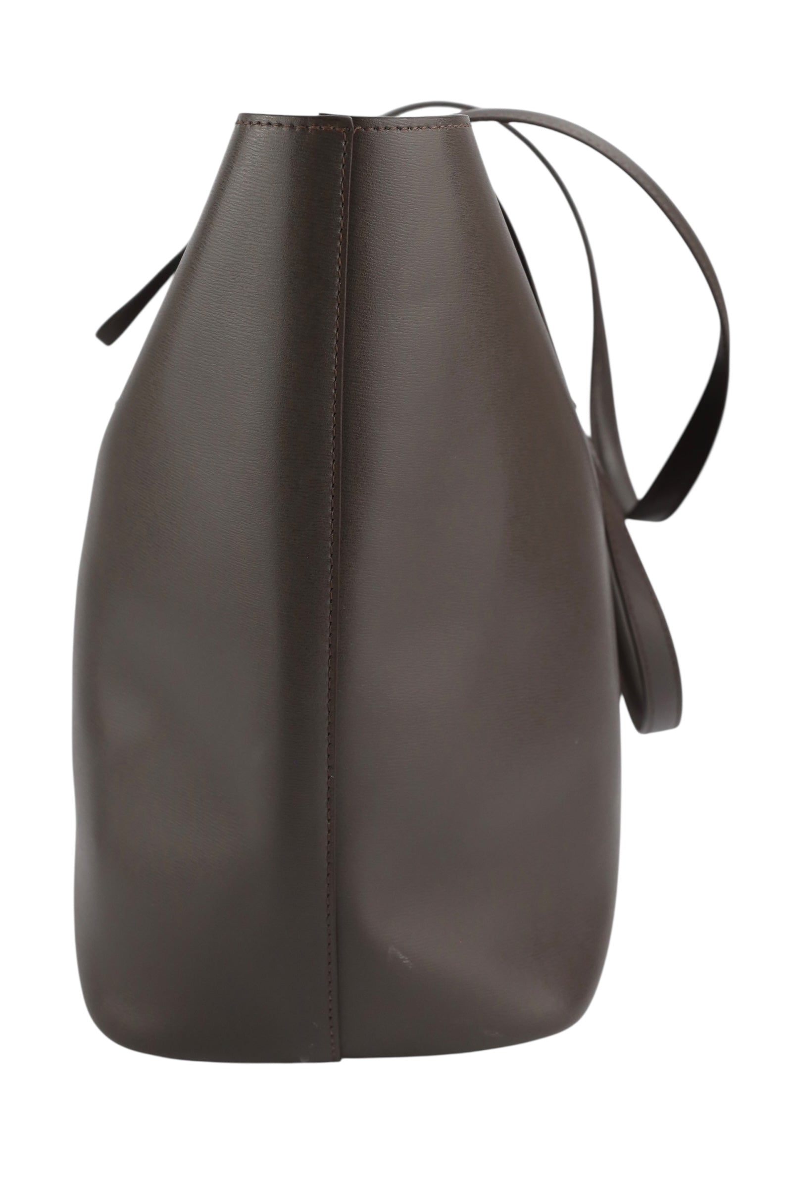 Salvatore Ferragamo Dark Grey Leather City Tote