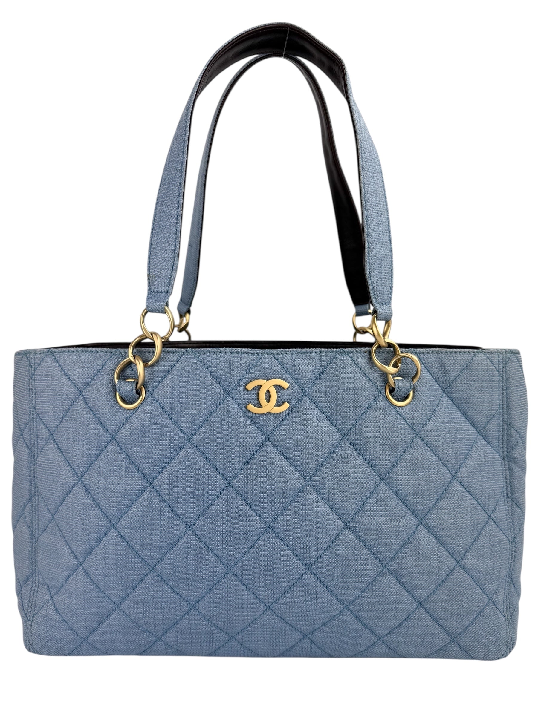 Chanel Business Affinity Vintage Quilted Shopping Tote