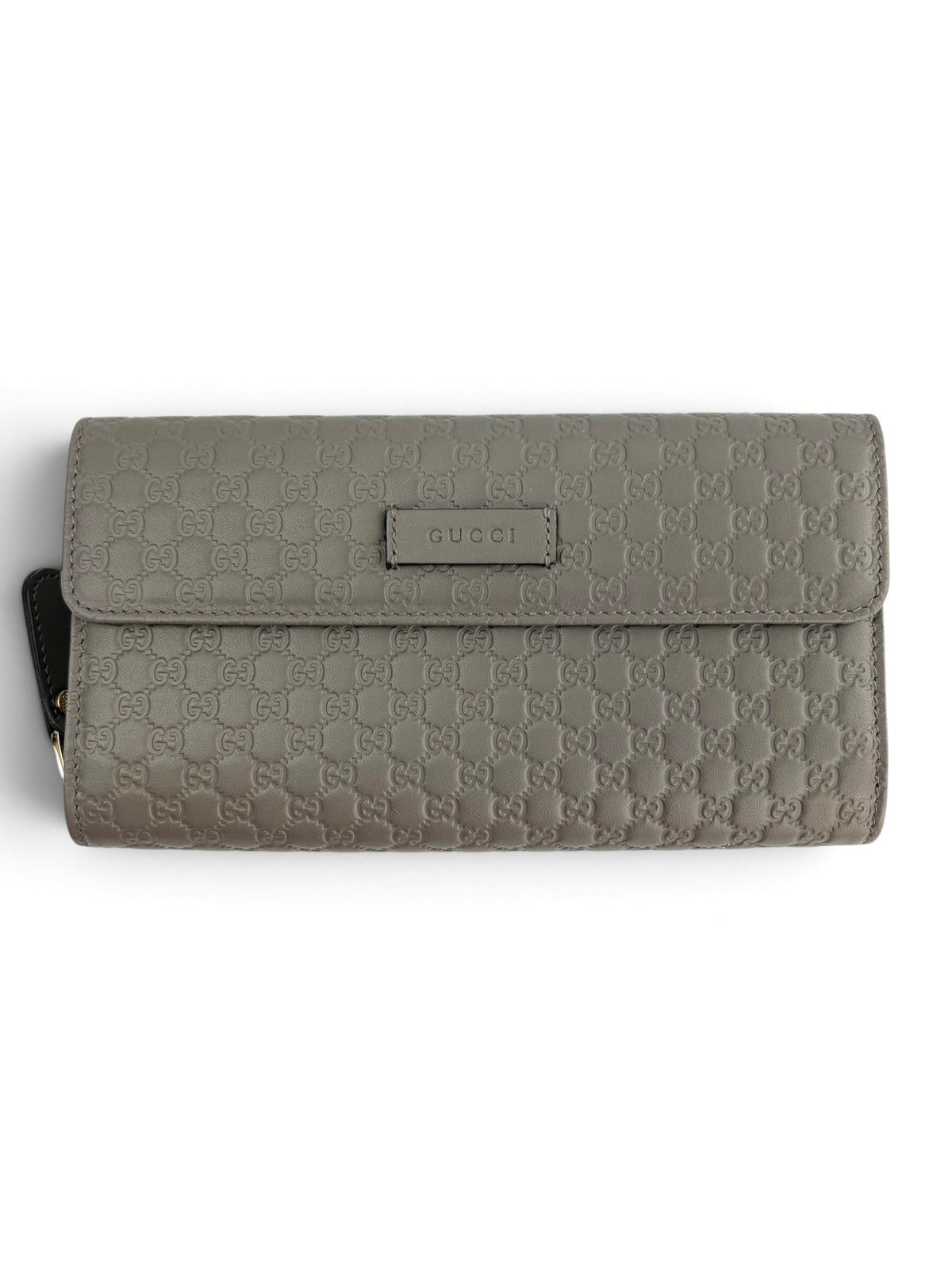 gucci-grey-embossed-monogram-wallet-0