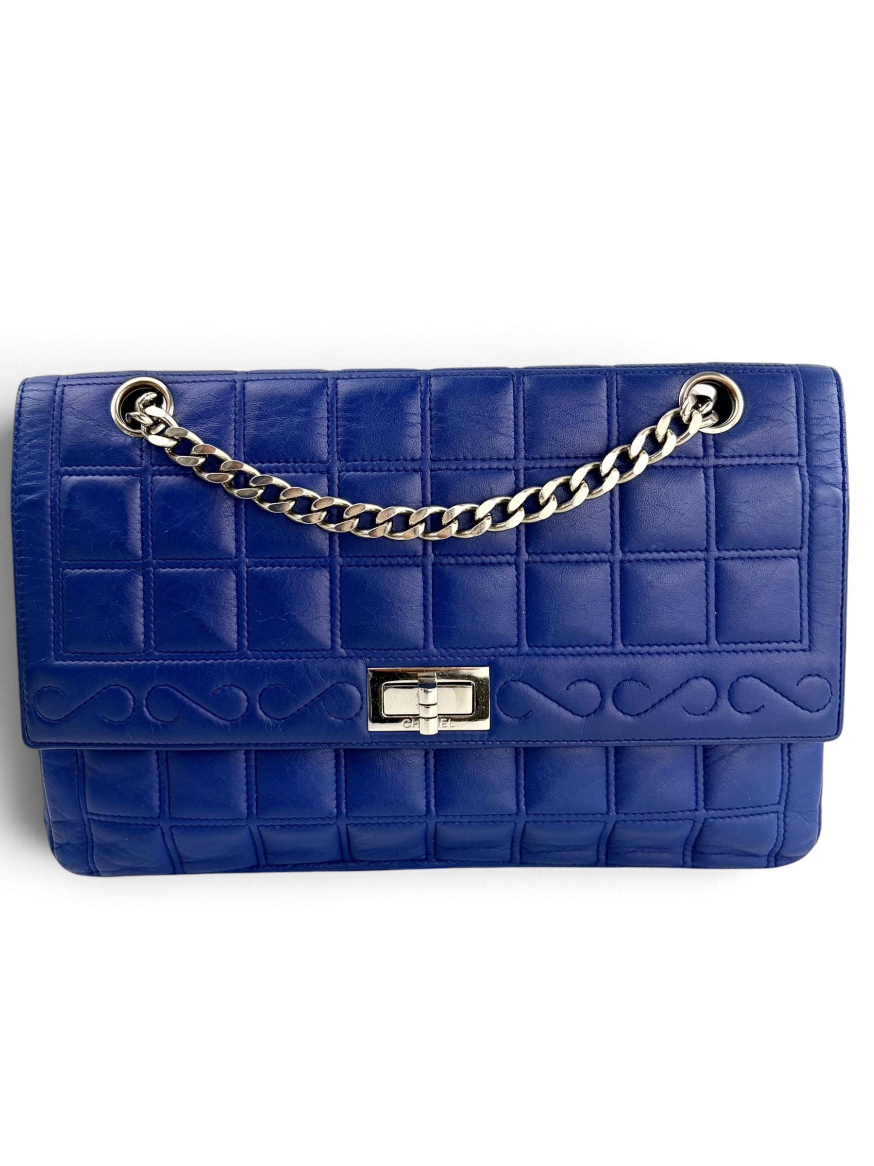 chanel-blue-lambskin-chocolate-bar-mademoiselle-flap-bag-0