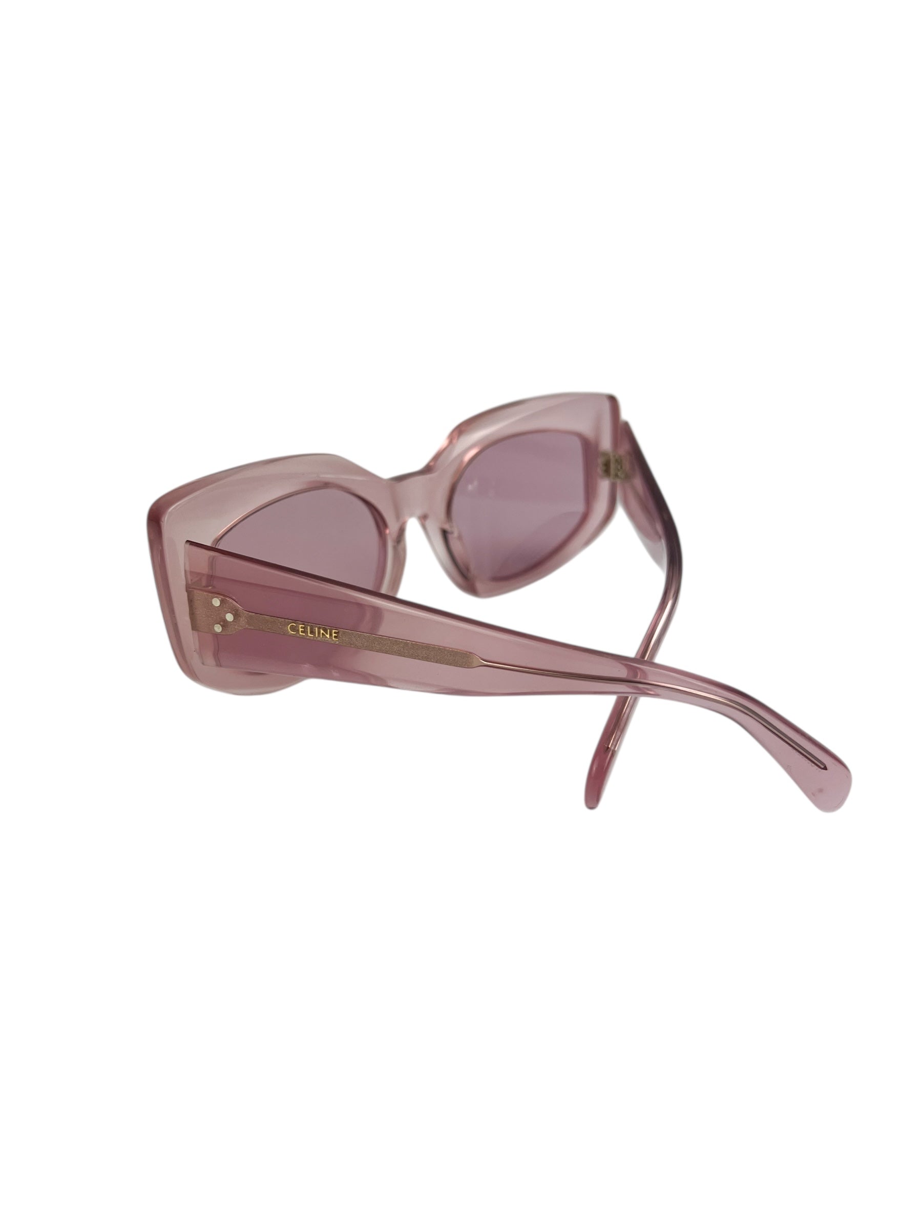 Celine Pink Frame Sunglasses