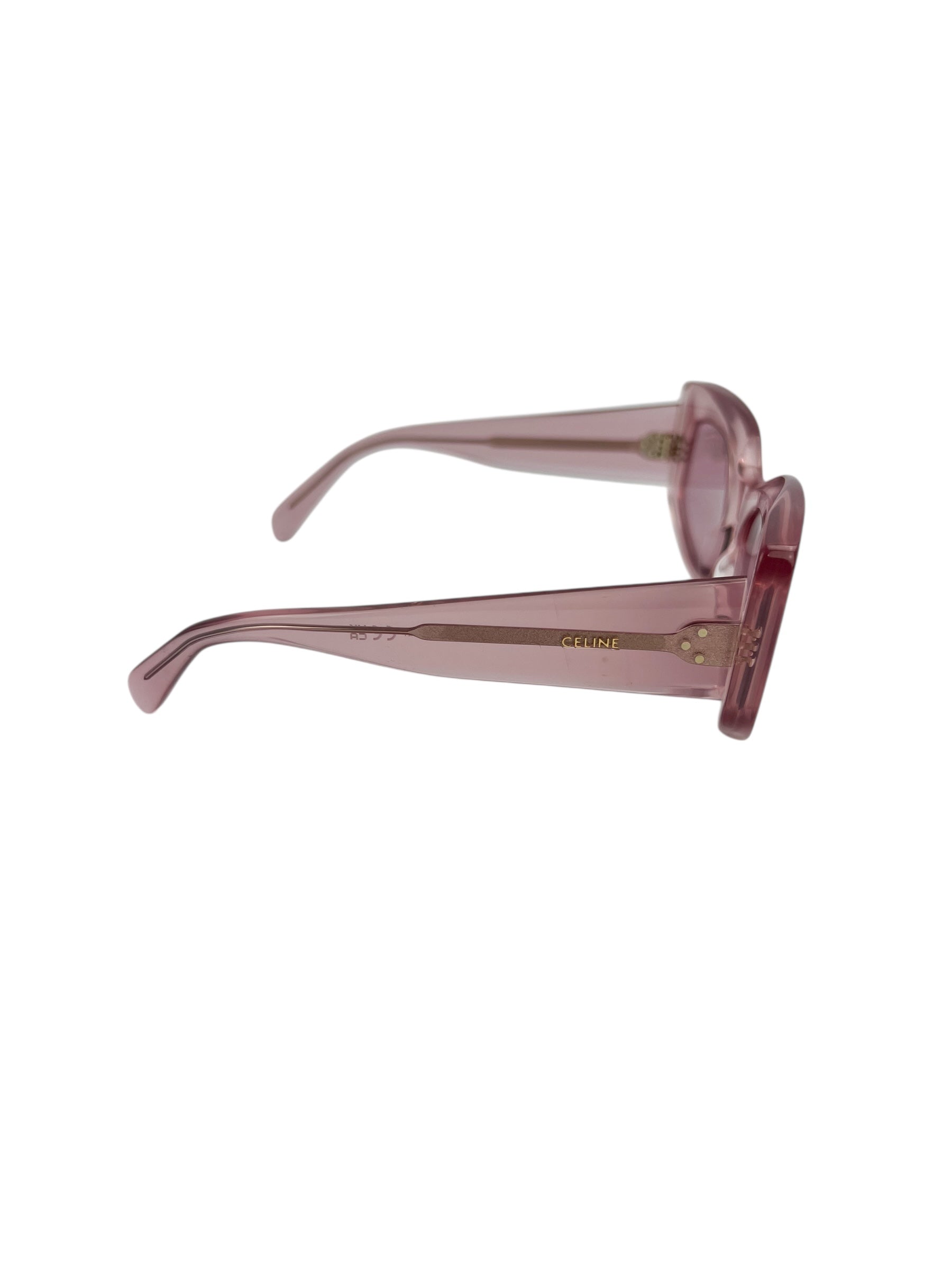 Celine Pink Frame Sunglasses