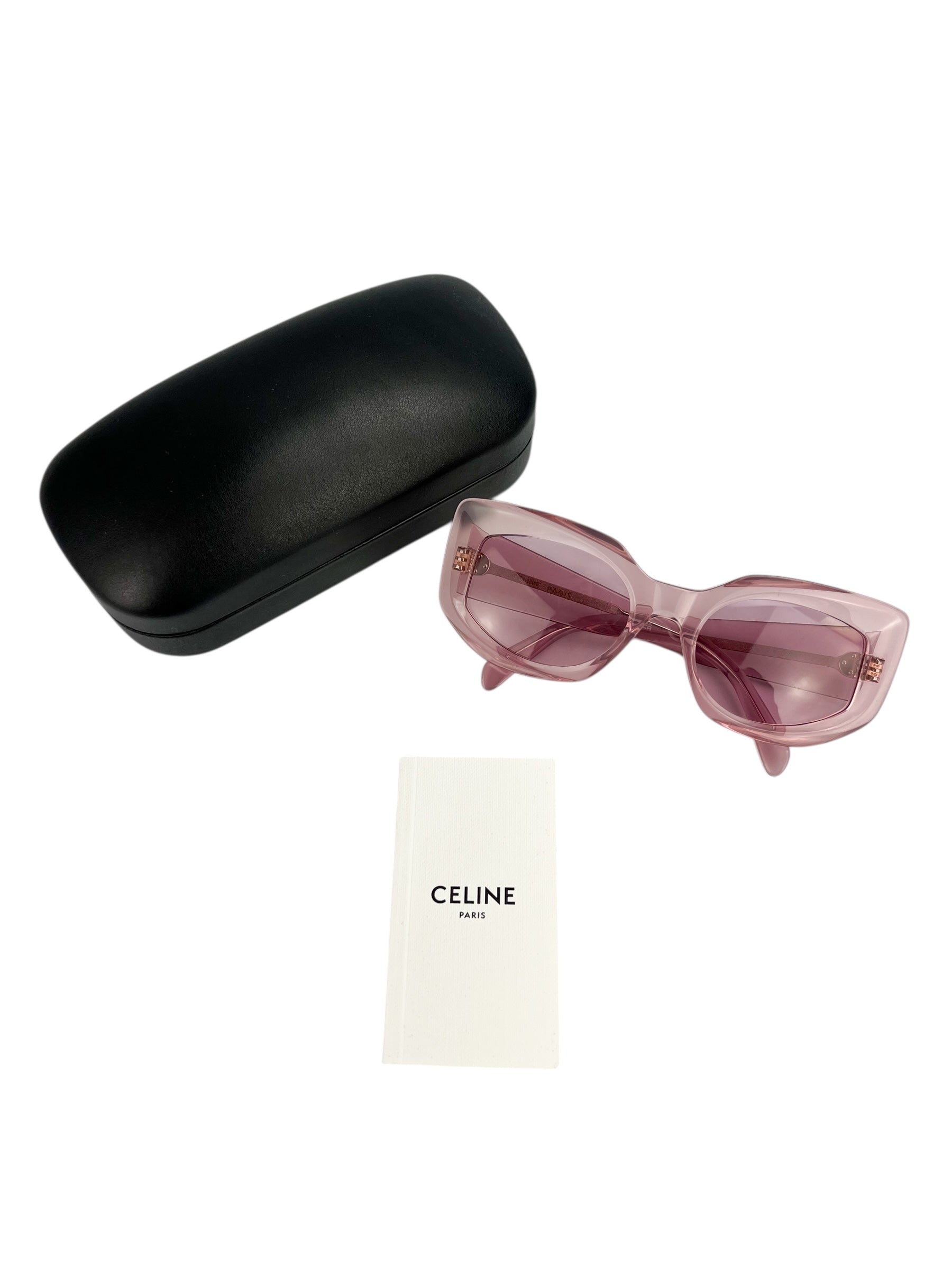 Celine Pink Frame Sunglasses