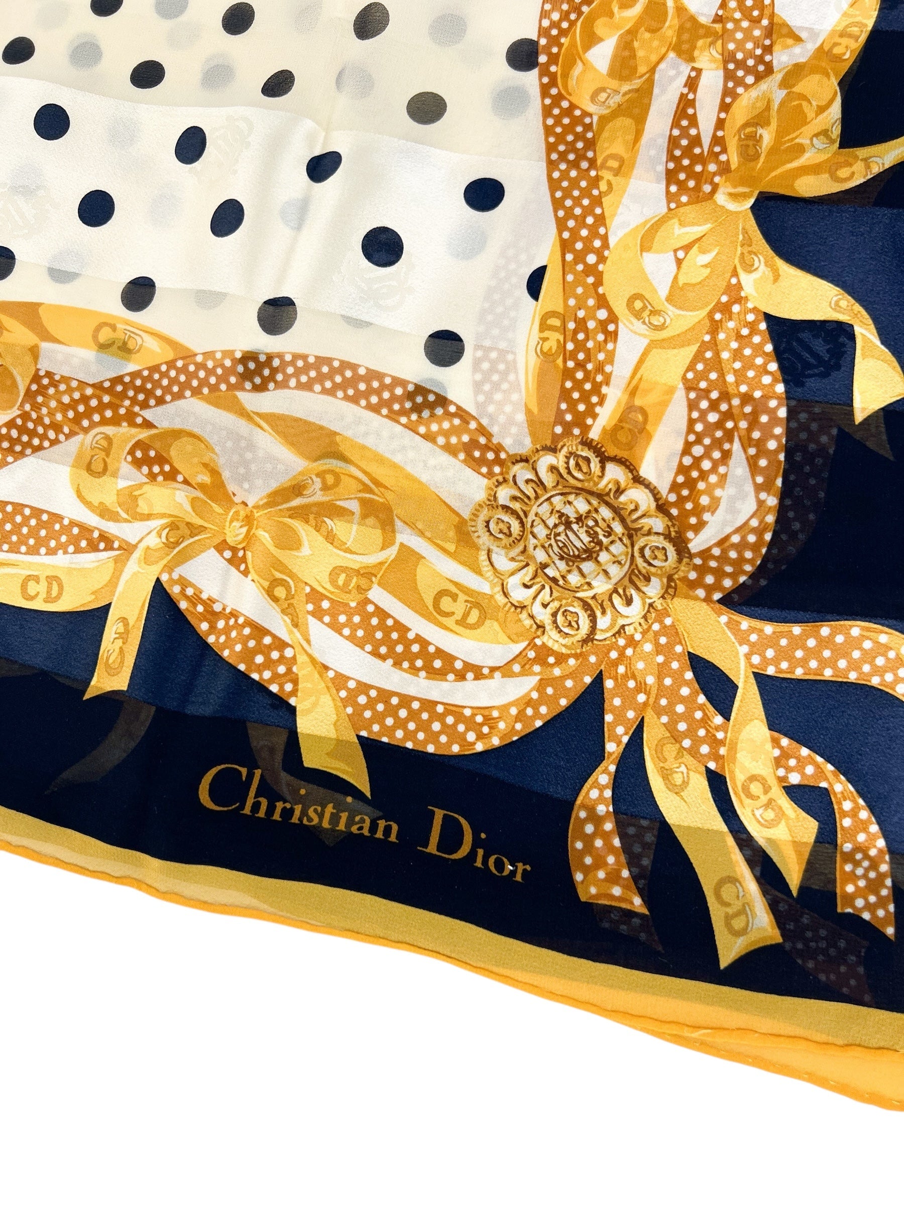 Christian Dior 100% Silk Scarf