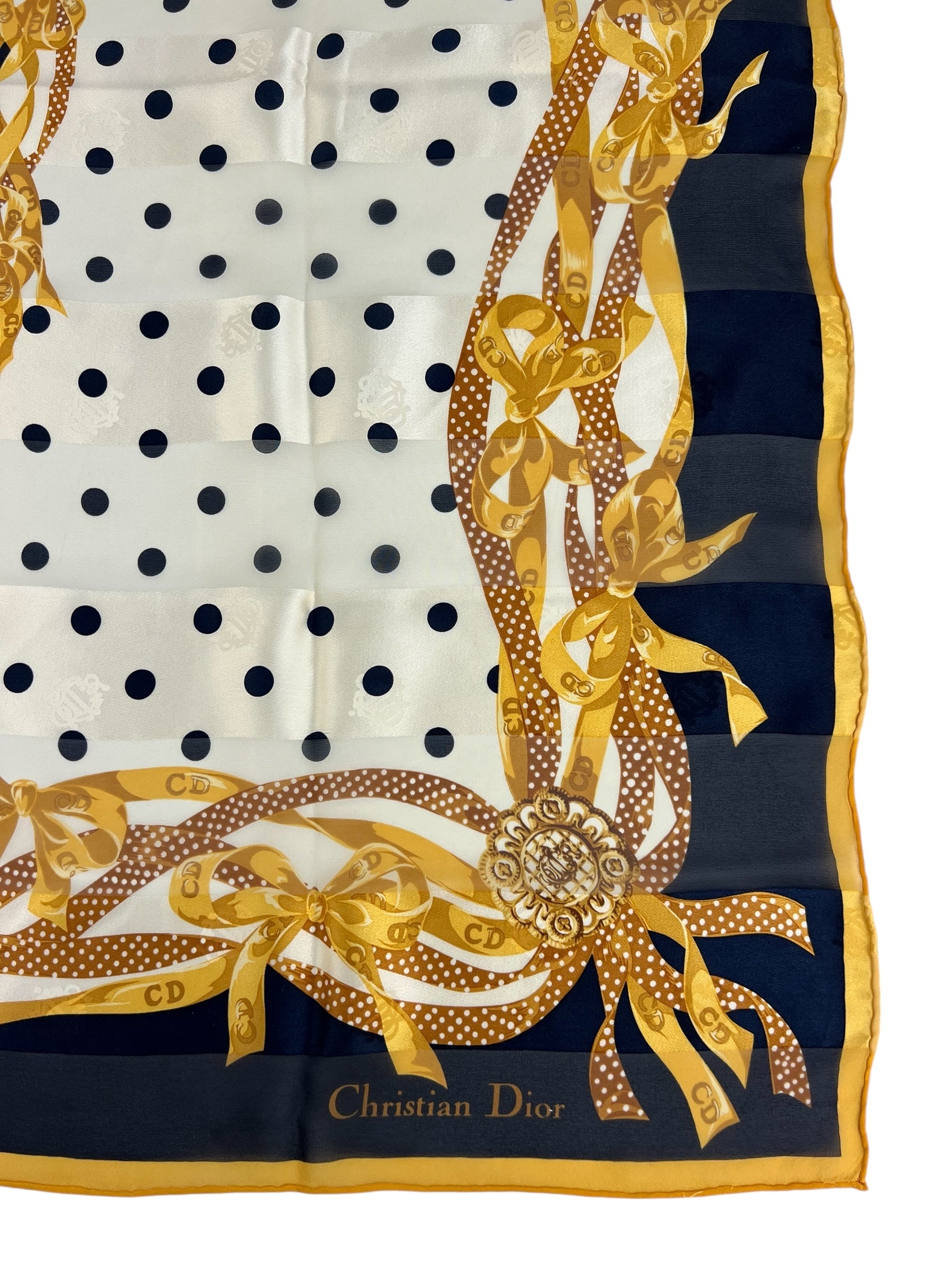 Christian Dior 100% Silk Scarf