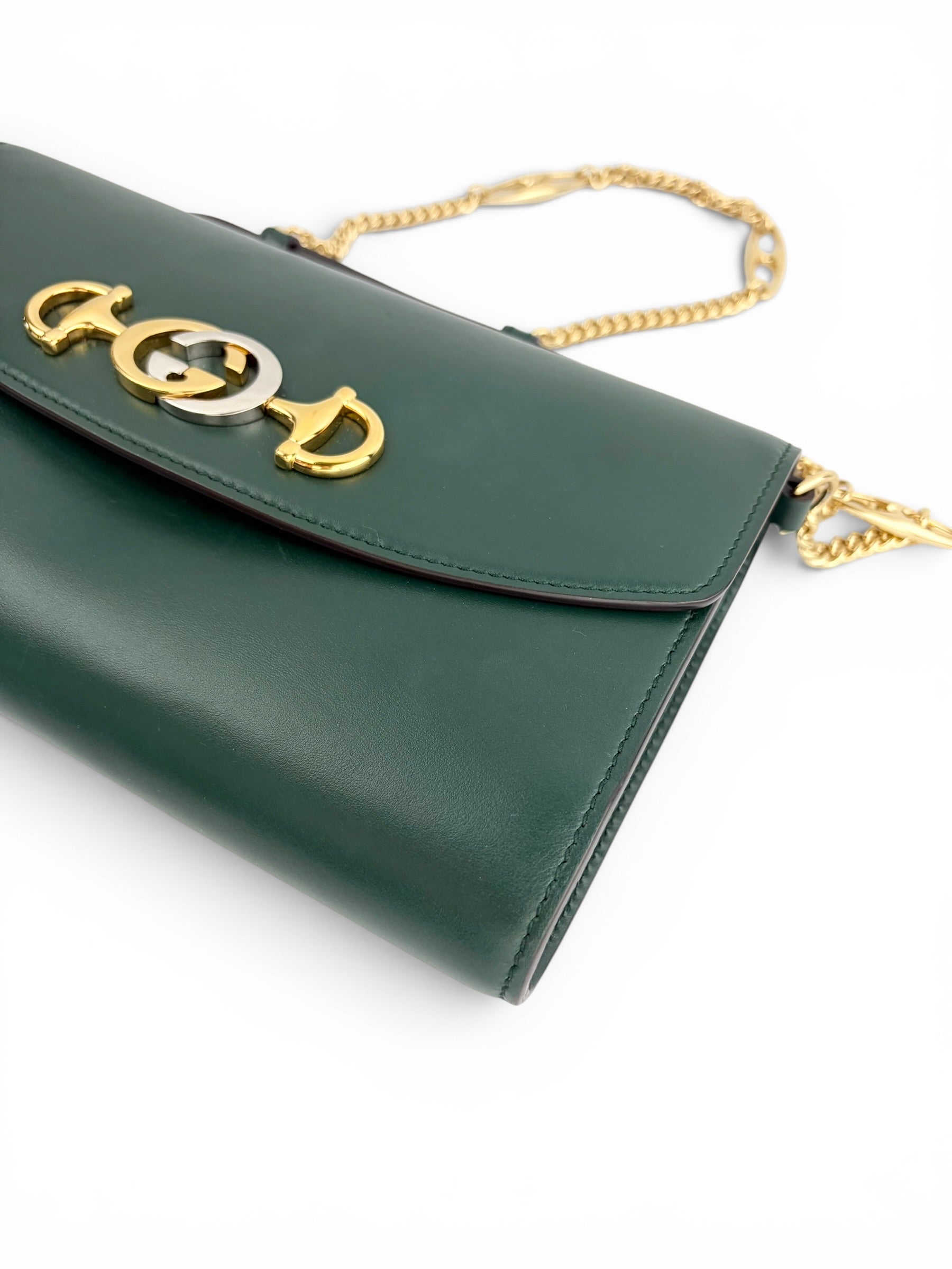 gucci-deep-green-leather-small-zumi-bag-7