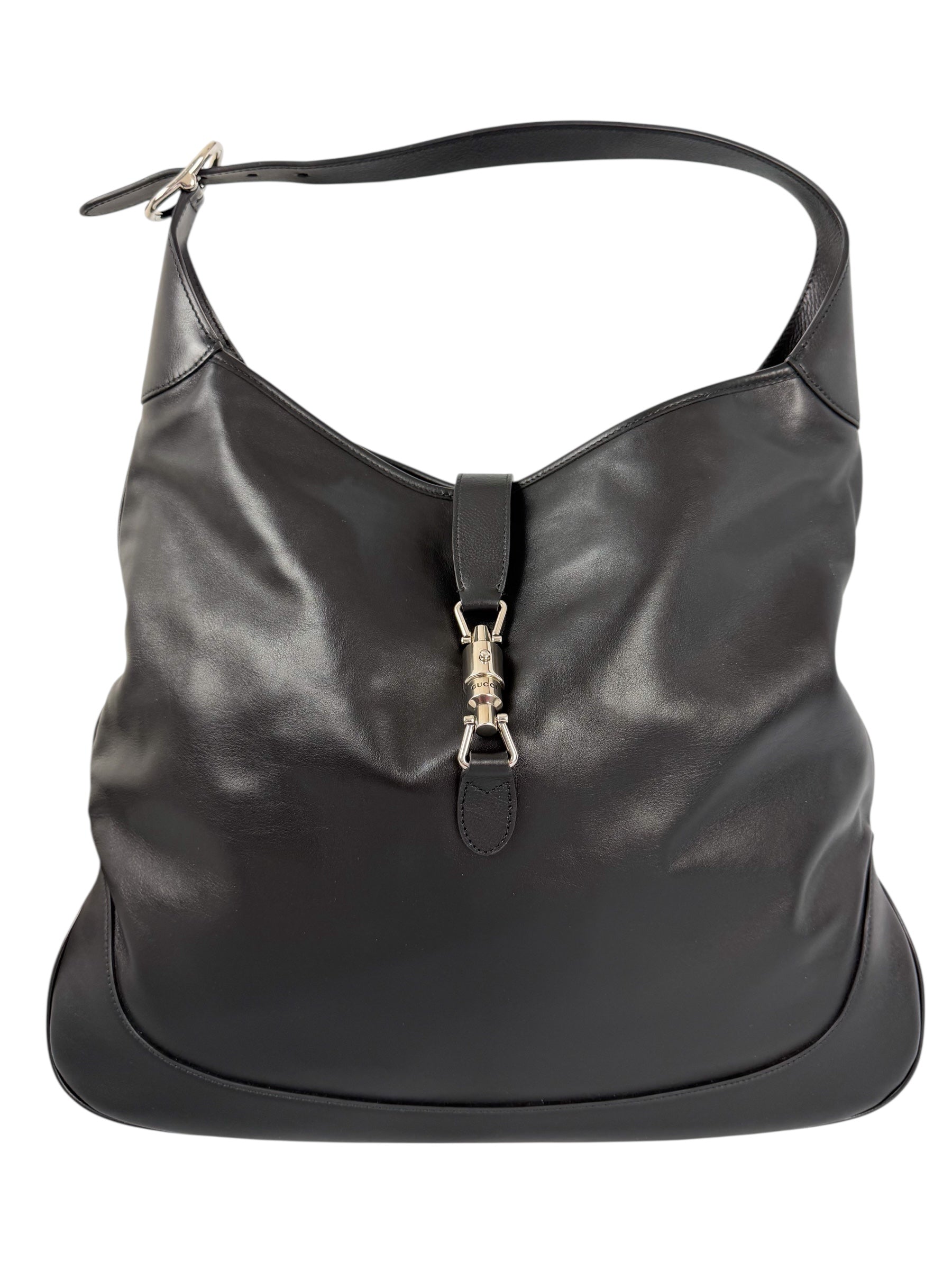 gucci-black-leather-jackie-xl-new-model-0