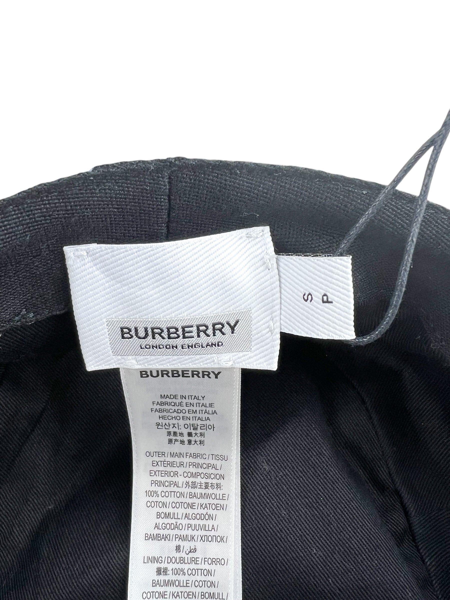 Burberry White Bucket Hat