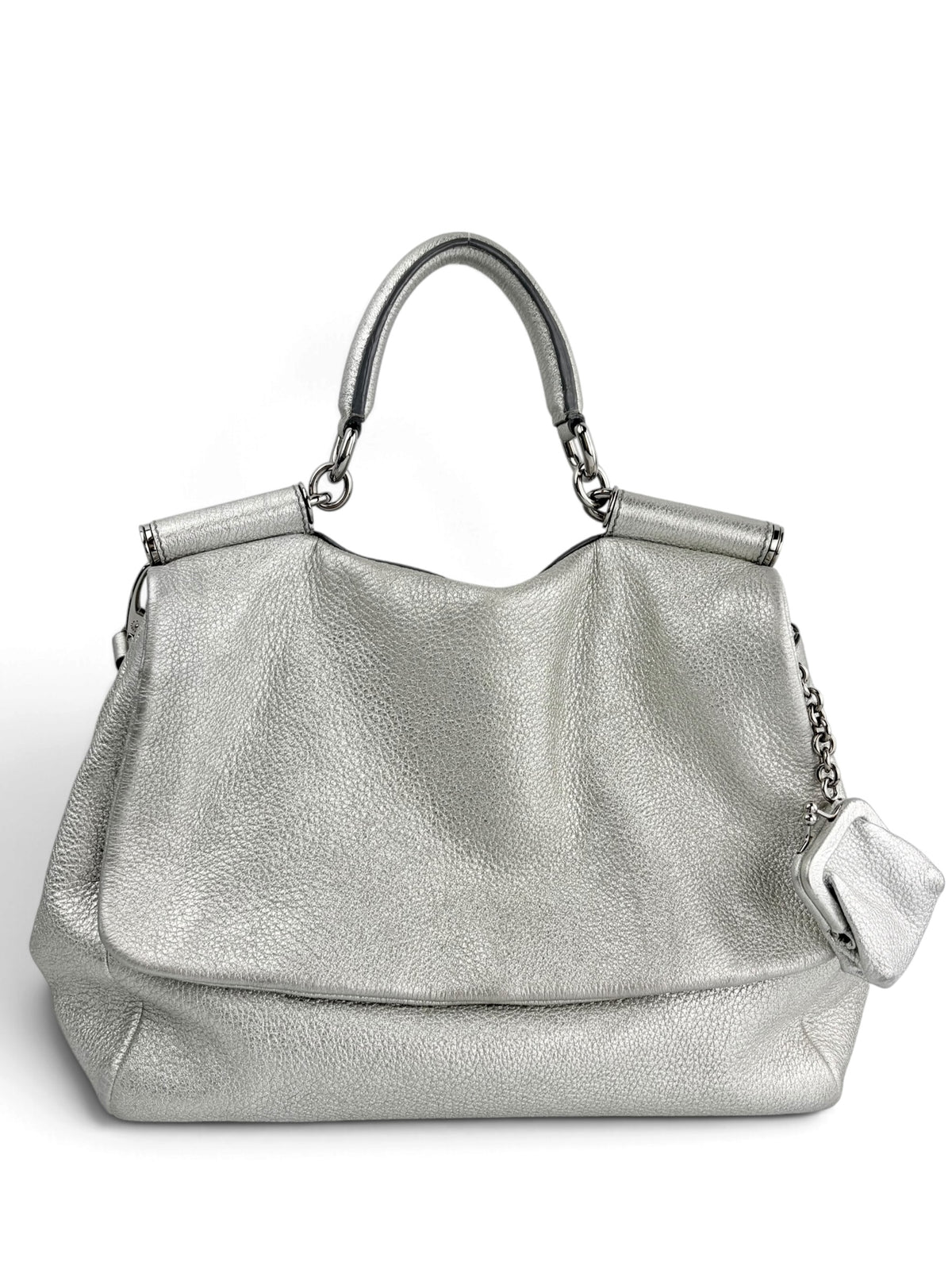 dolce---gabbana-silver-soft-leather-medium-miss-sicily-0