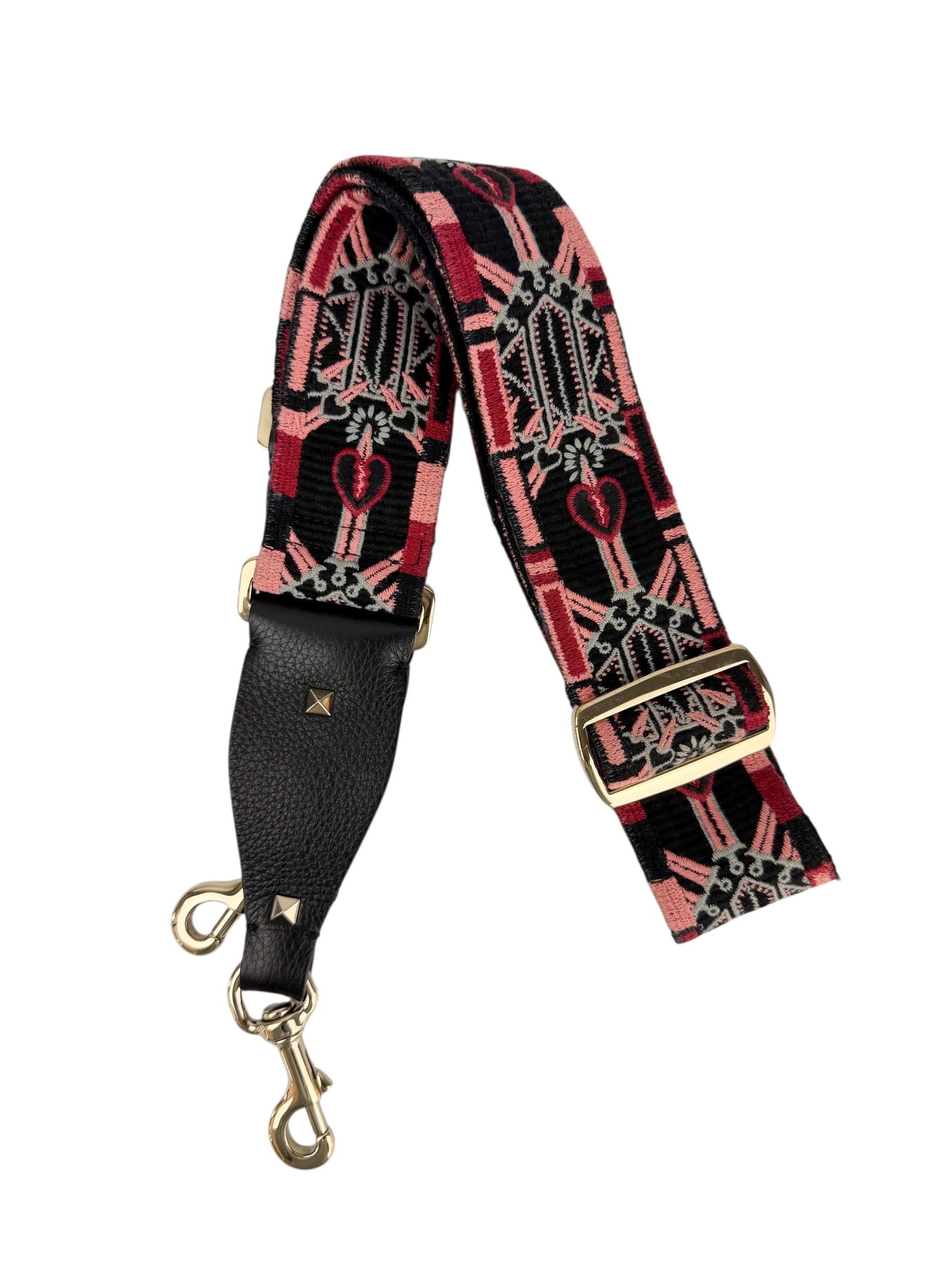 valentino-heart-embroidered-guitar-strap---7