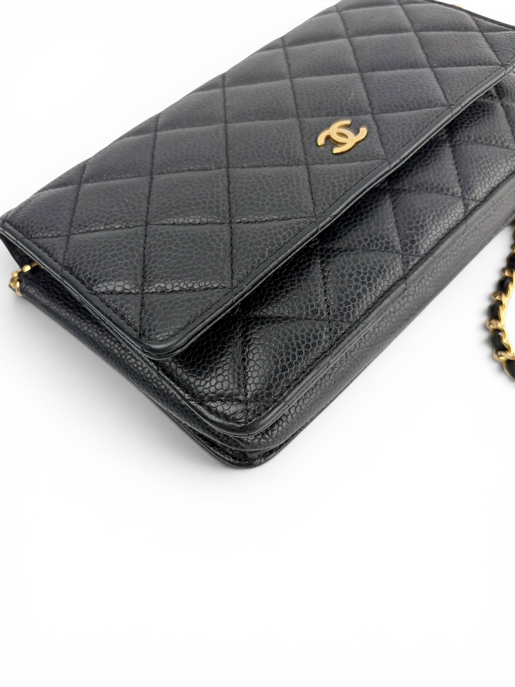 chanel-black-caviar-wallet-on-chain--full-set--9