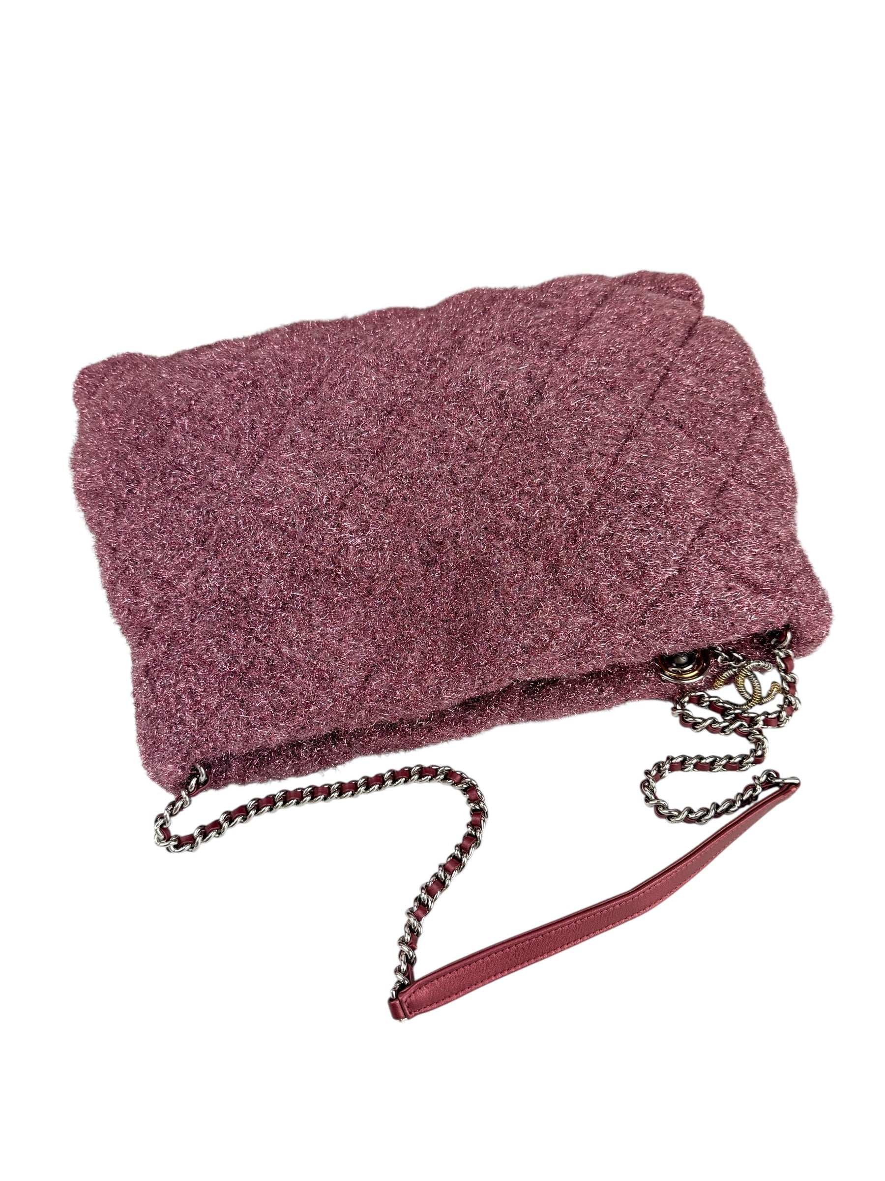 chanel-pink-knit-pluto-glitter-large-shopping-tote-8