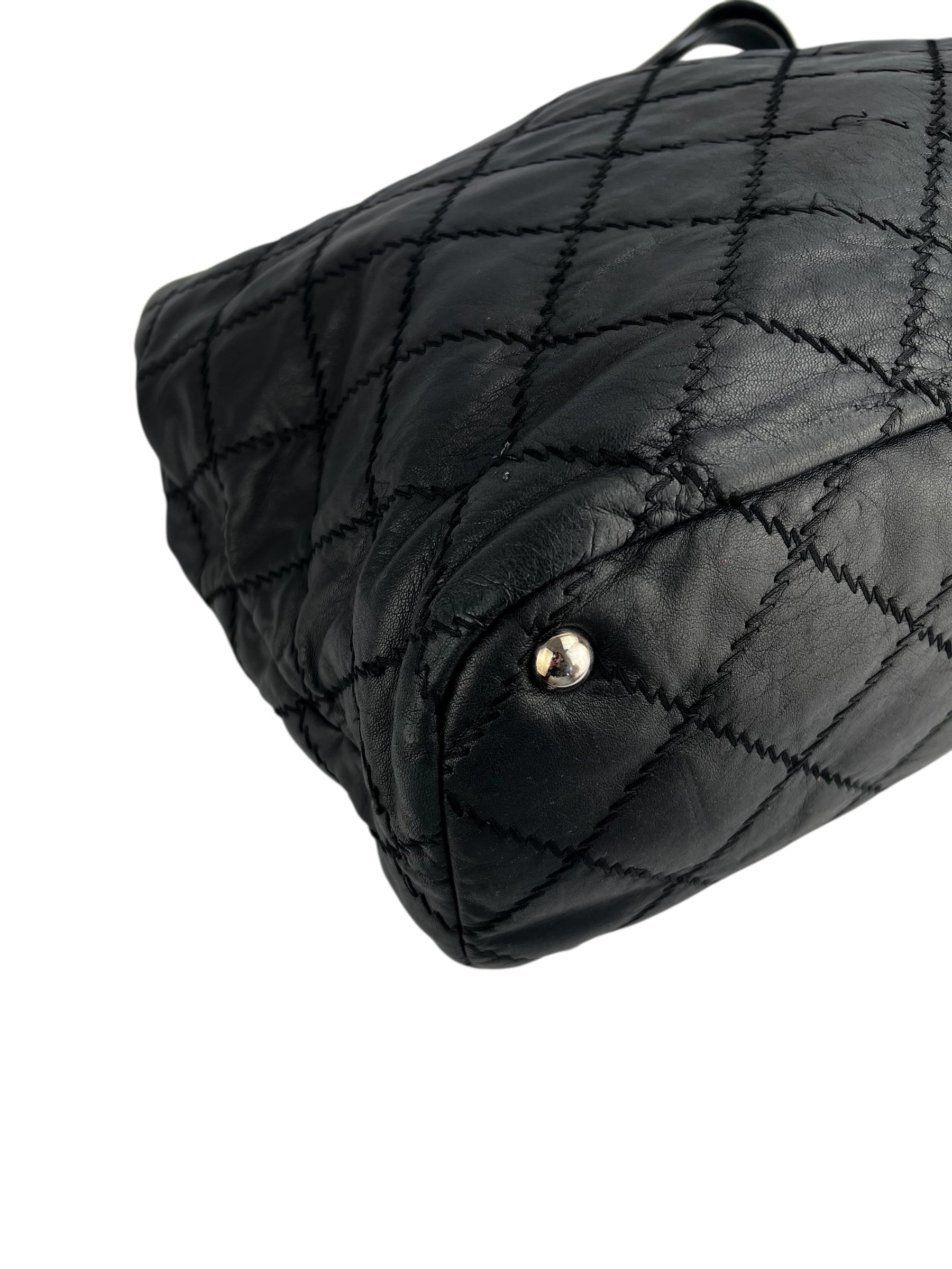 Chanel Black Lambskin XL Tote