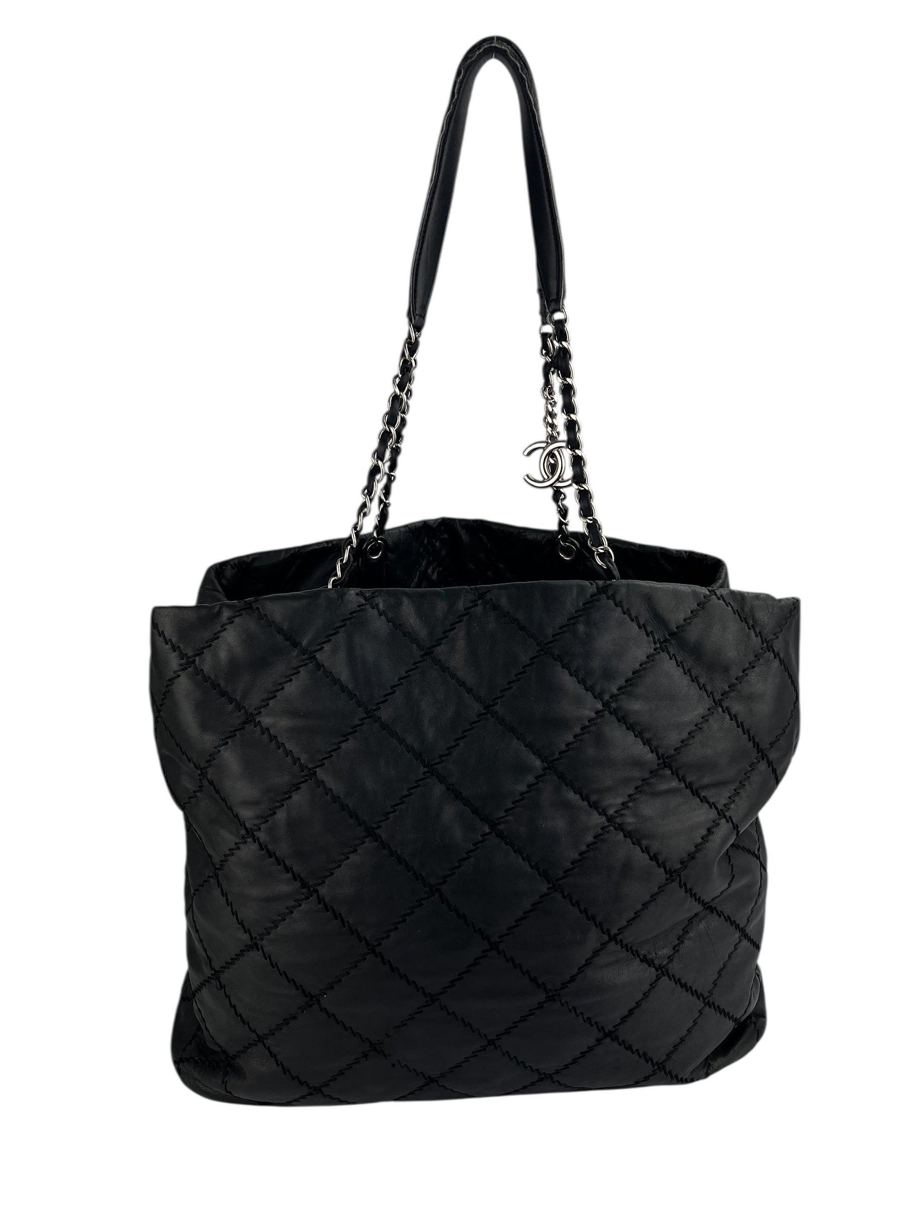 Chanel Black Lambskin XL Tote