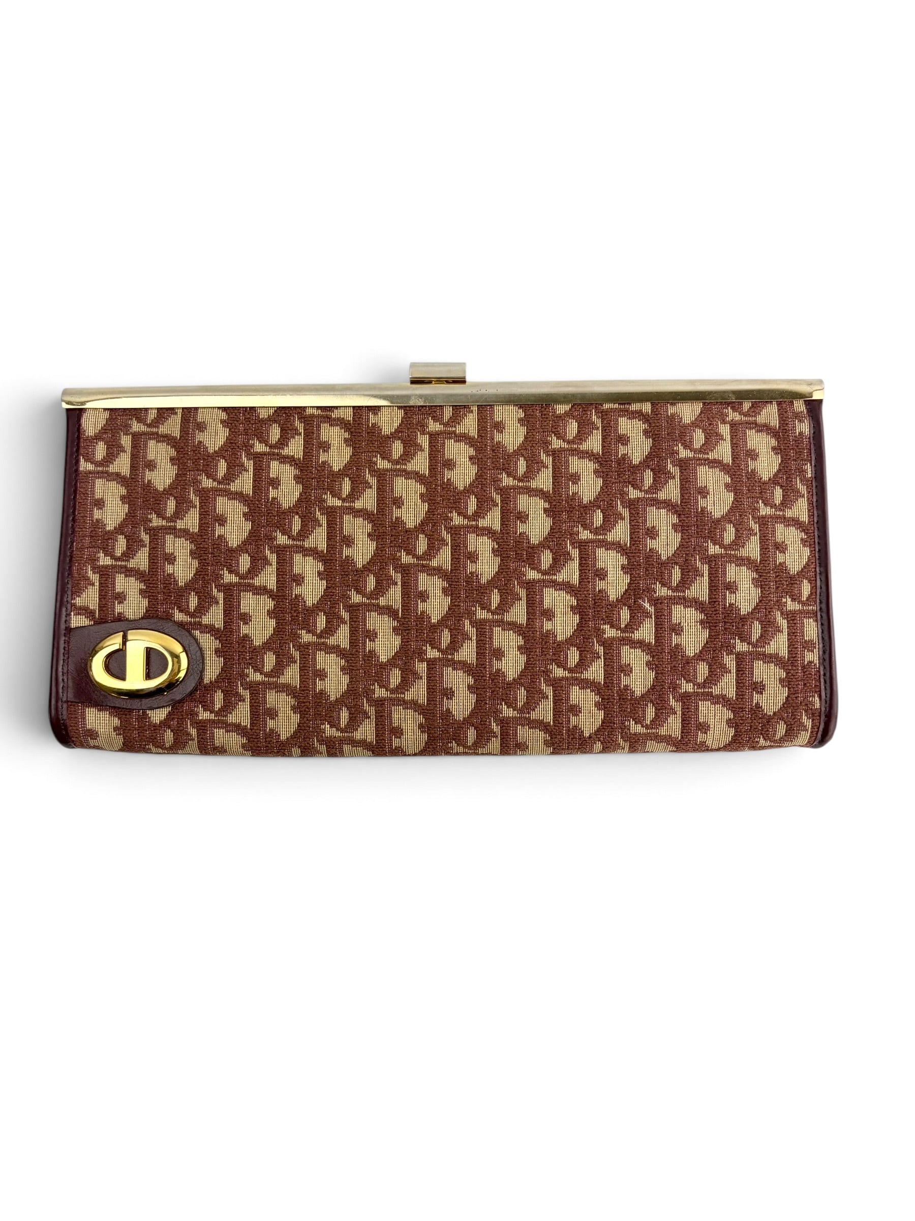 christian-dior-vintage-burgundy-trotter-kisslock-clutch--0