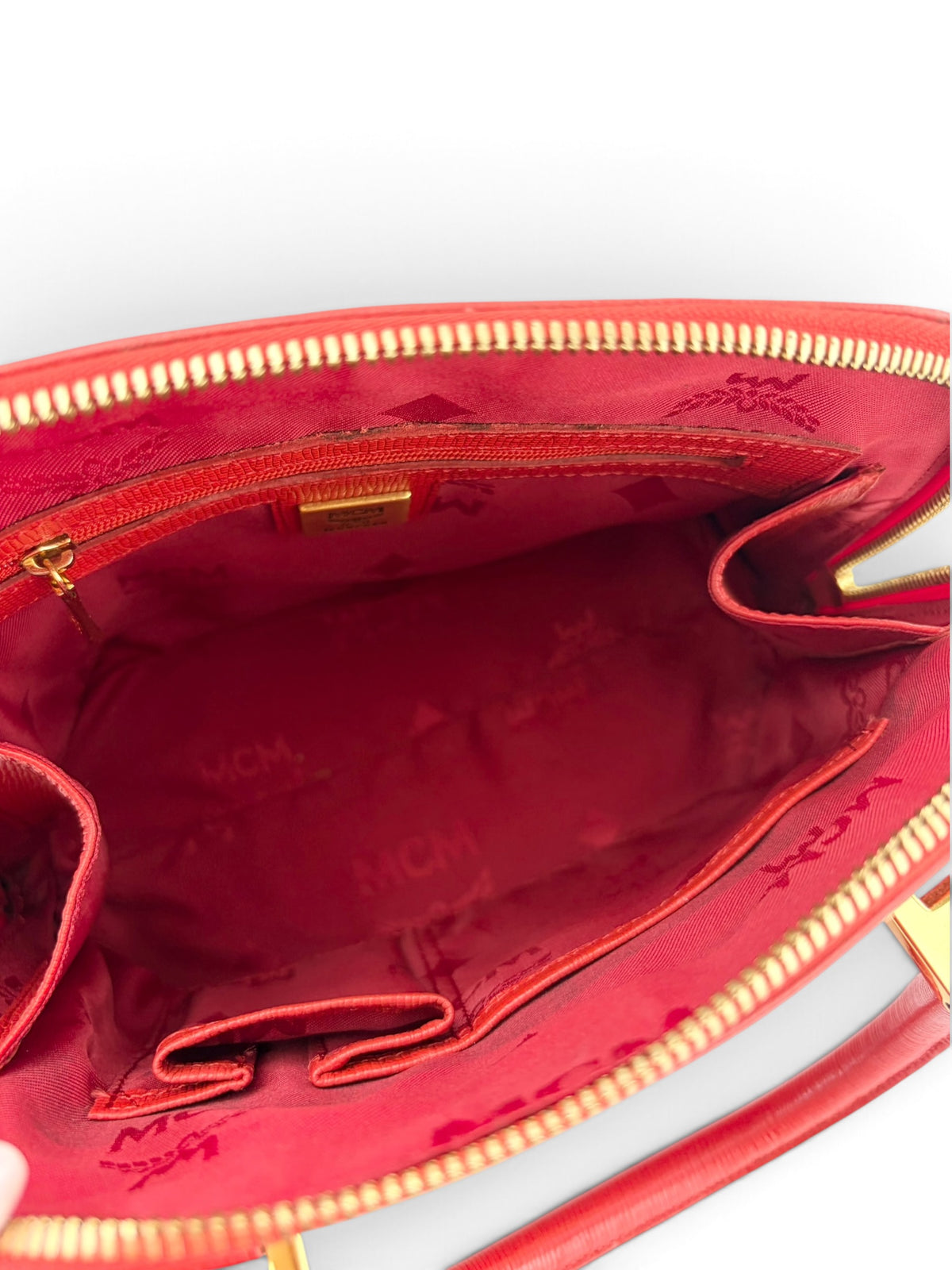 mcm-small-red-leather-dome-top-handle--9