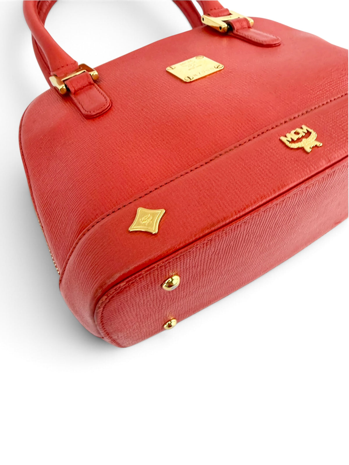 mcm-small-red-leather-dome-top-handle--8