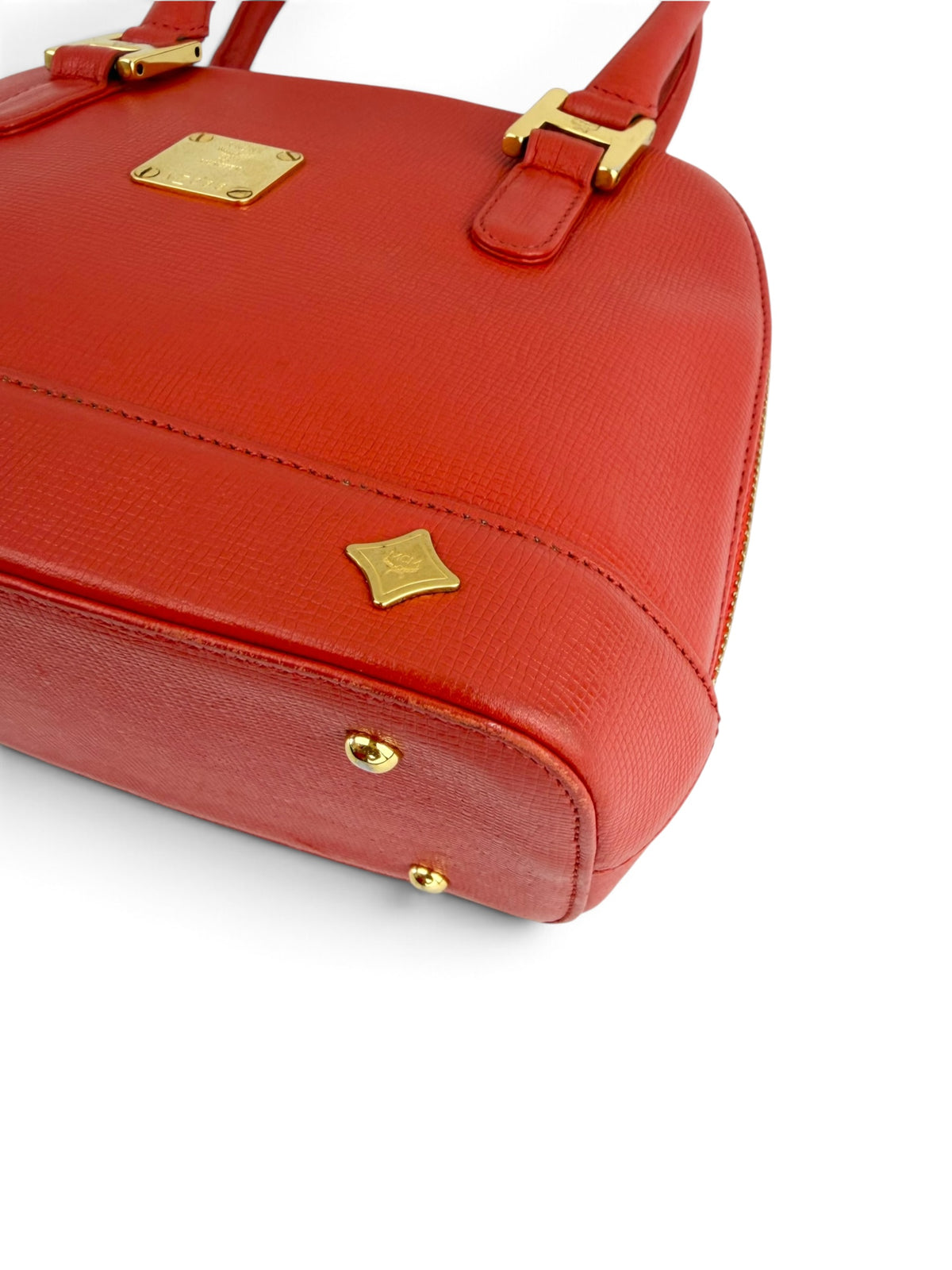 mcm-small-red-leather-dome-top-handle--7