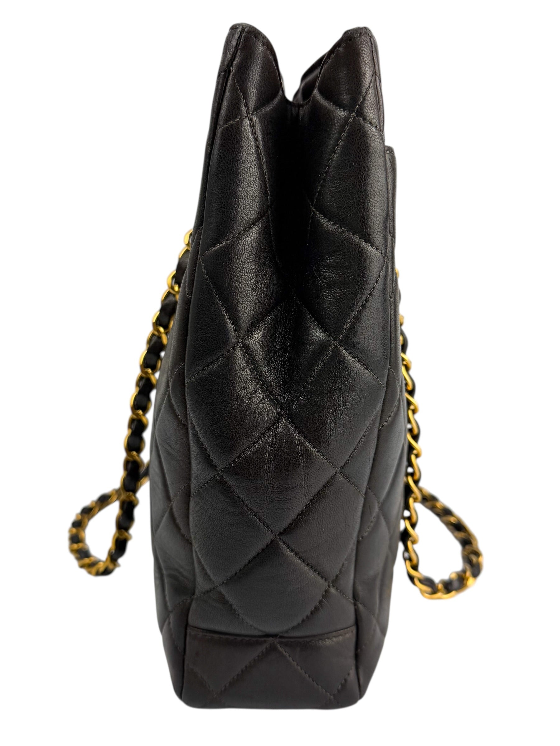 chanel-vintage-black-lambskin-quilted-tote--1
