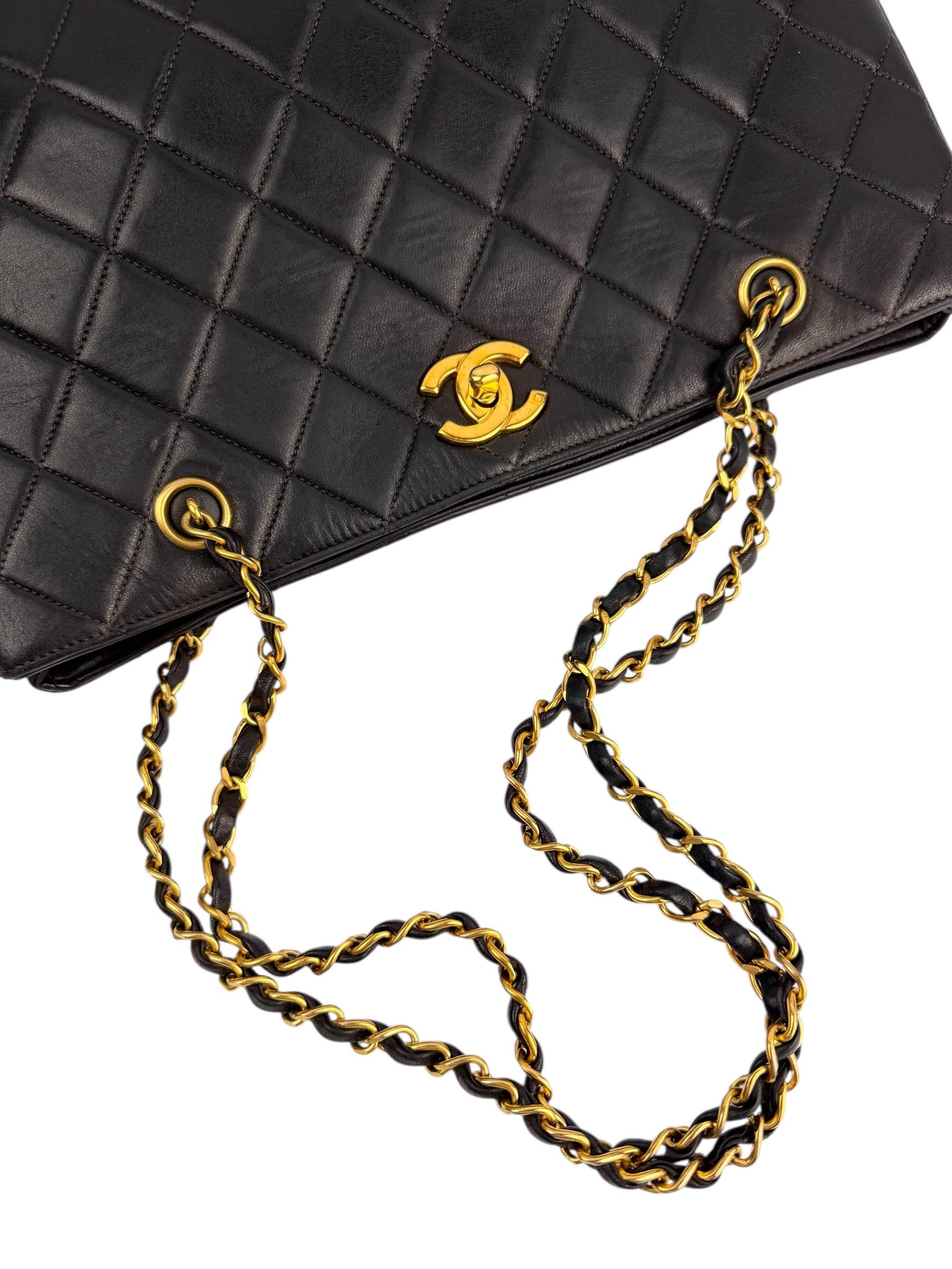 chanel-vintage-black-lambskin-quilted-tote--5