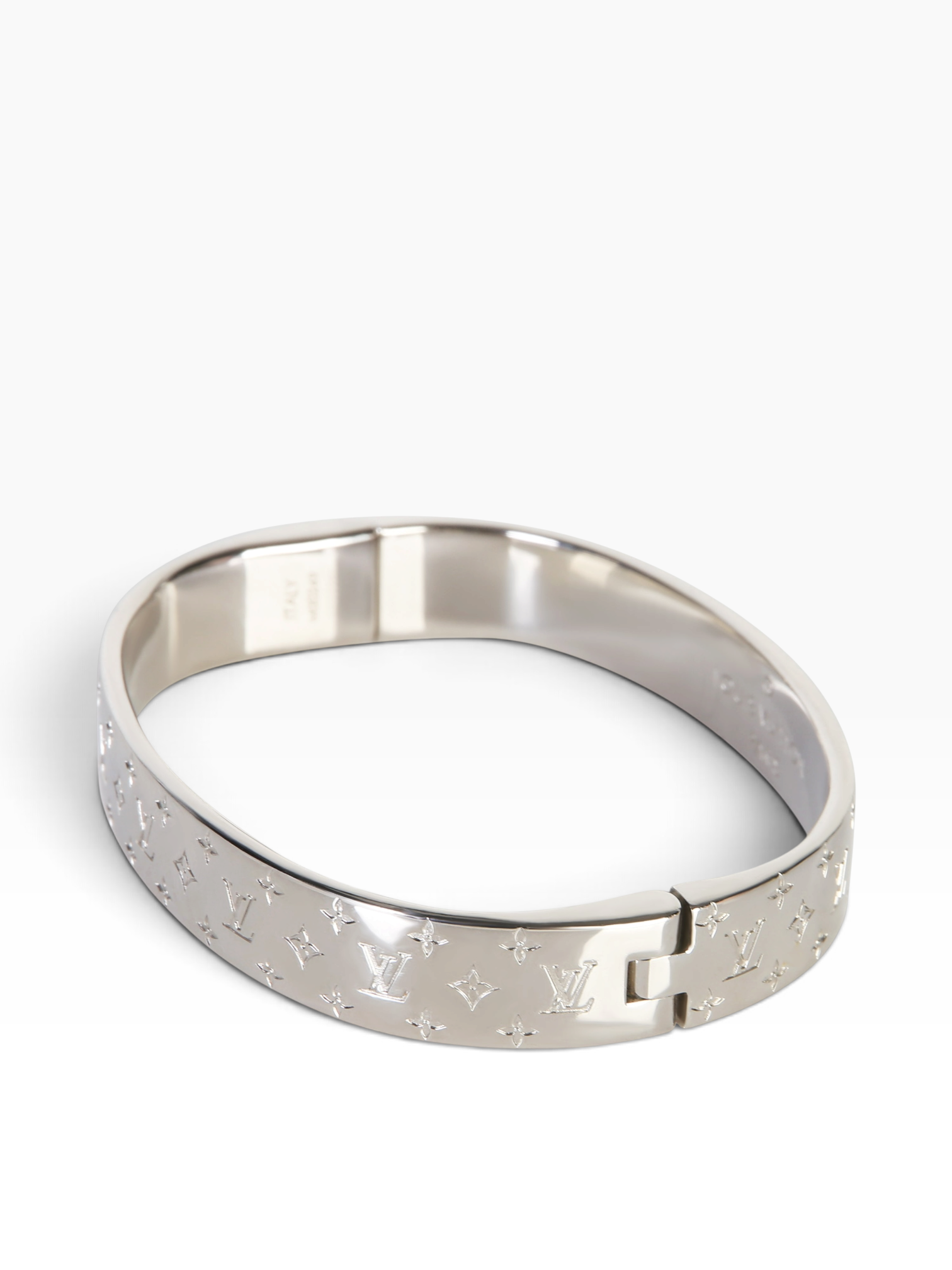 Louis Vuitton Palladium Nanogram Bracelet