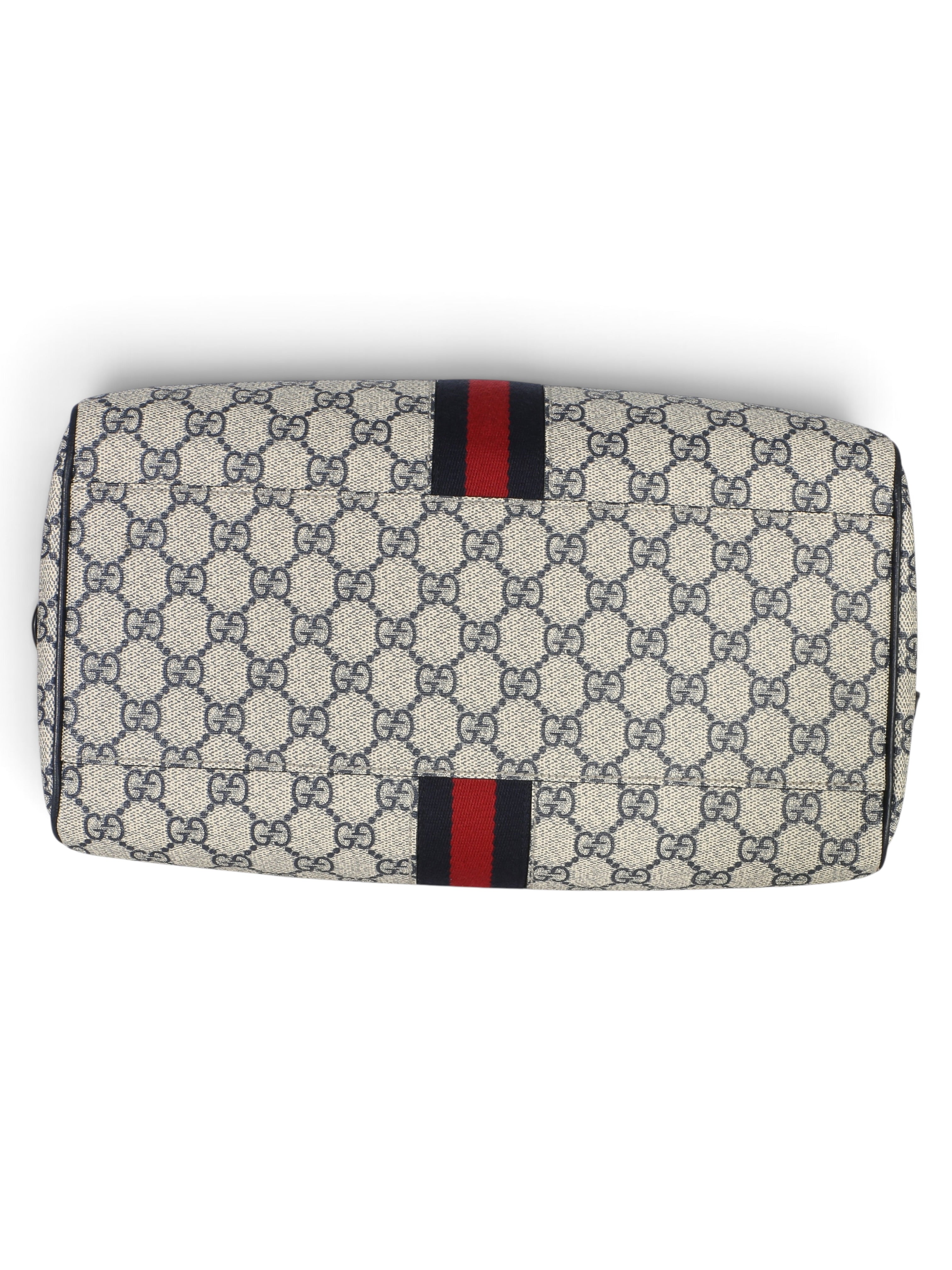 Gucci Monogram Medium Ophidia Boston Bag