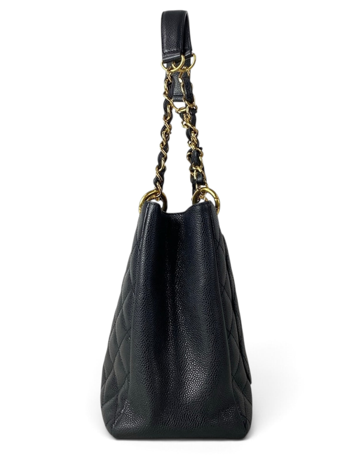 Chanel Black Caviar GST Grand Shopper Tote Gold Hardware