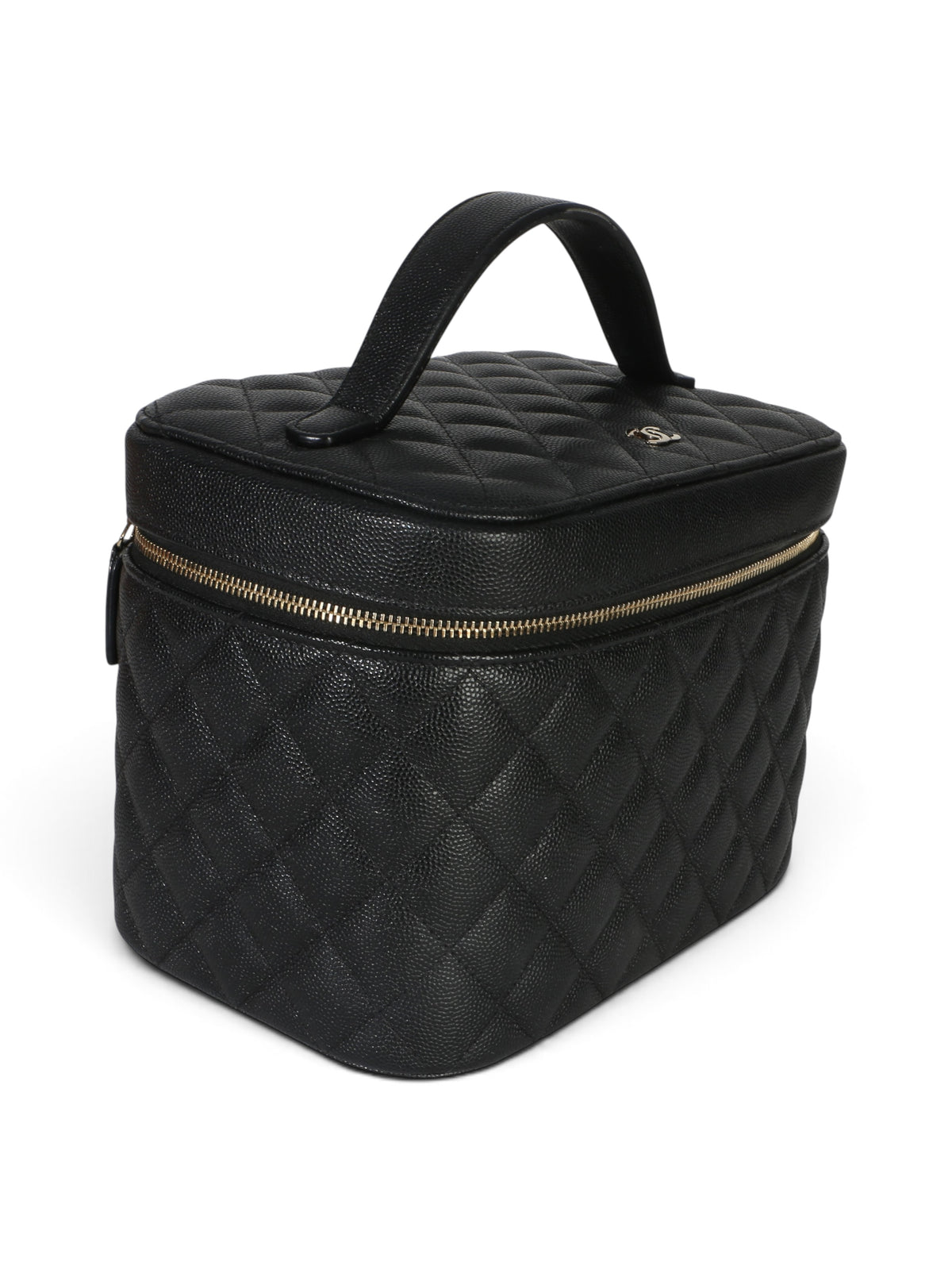 Chanel Black Caviar Large Vanity