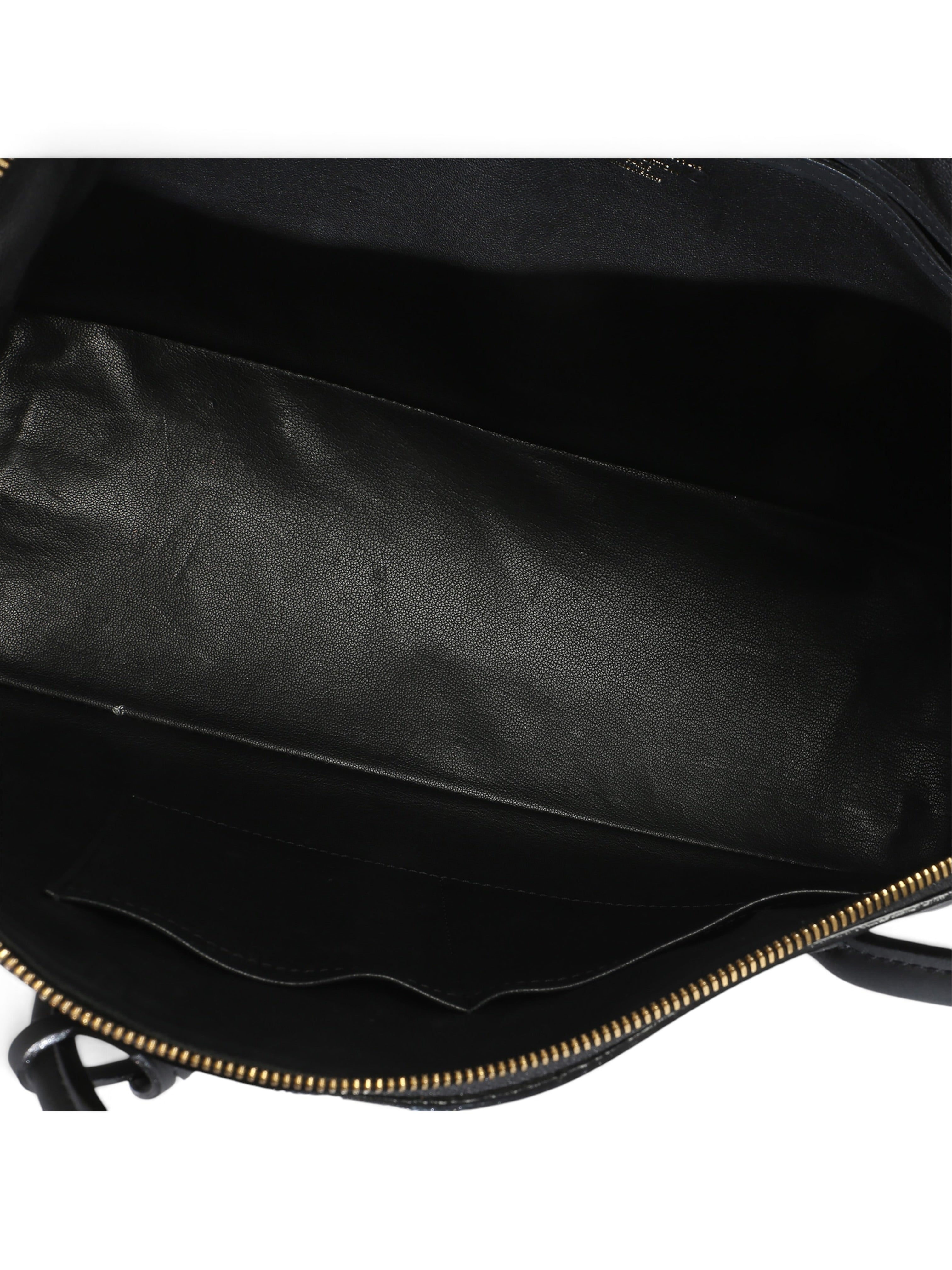 Louis Vuitton Black Leather Obsession Lockit East-West Bag