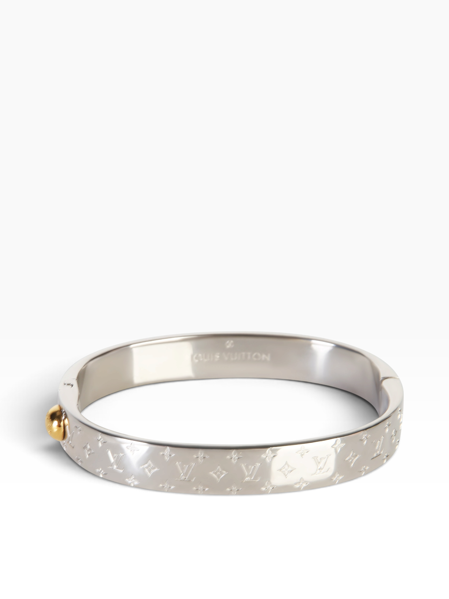 Louis Vuitton Palladium Nanogram Bracelet