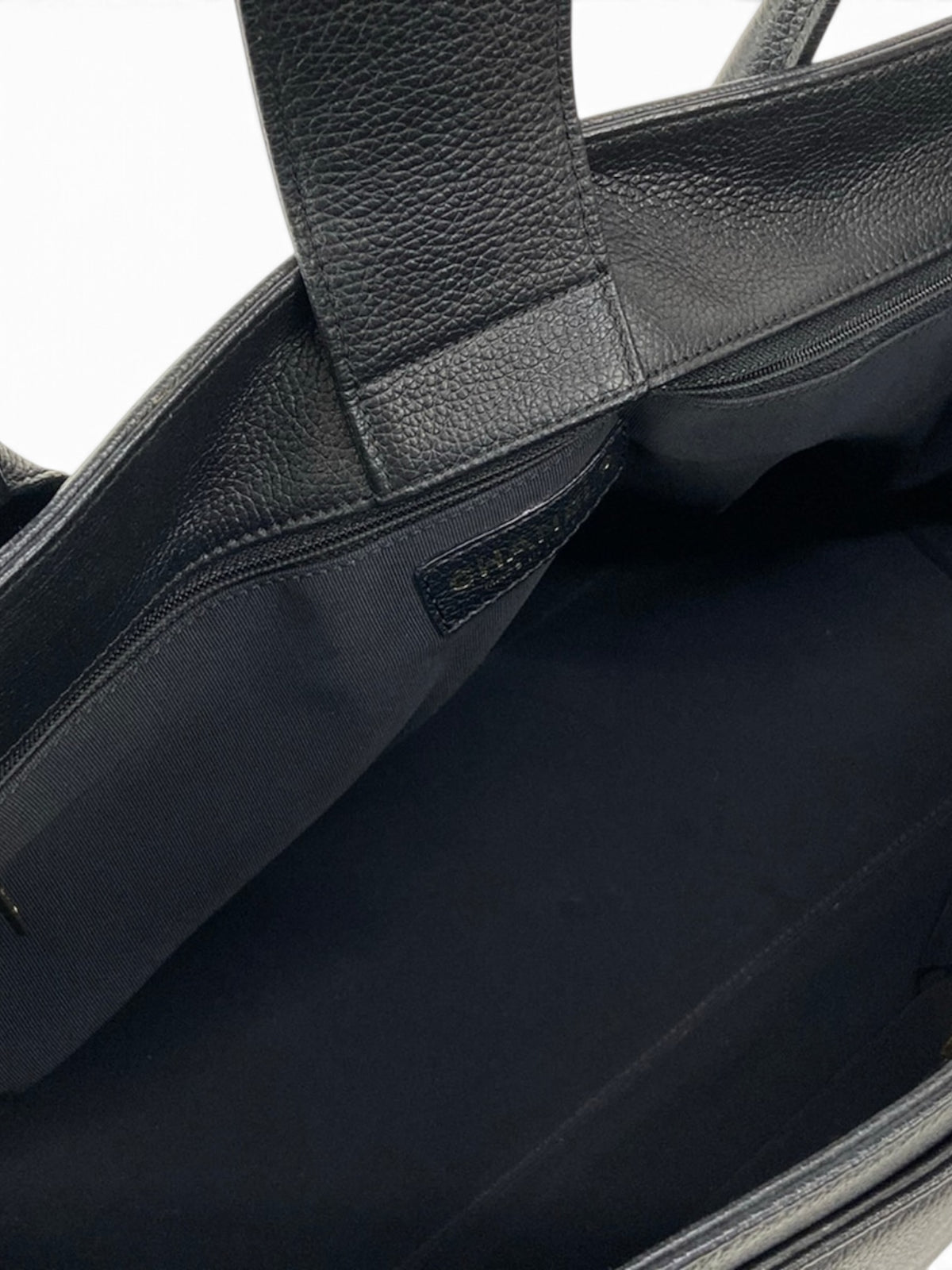 Chanel Black Calfskin Executive Tote Gold Hardware