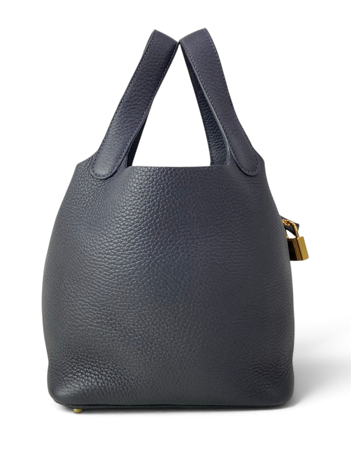 Hermès Blue Nuit Clemence Picotin PM Full Set