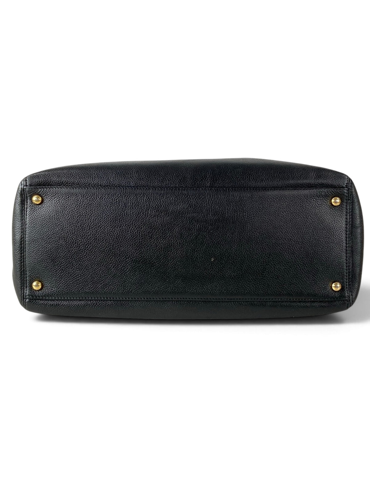 Chanel Black Calfskin Executive Tote Gold Hardware