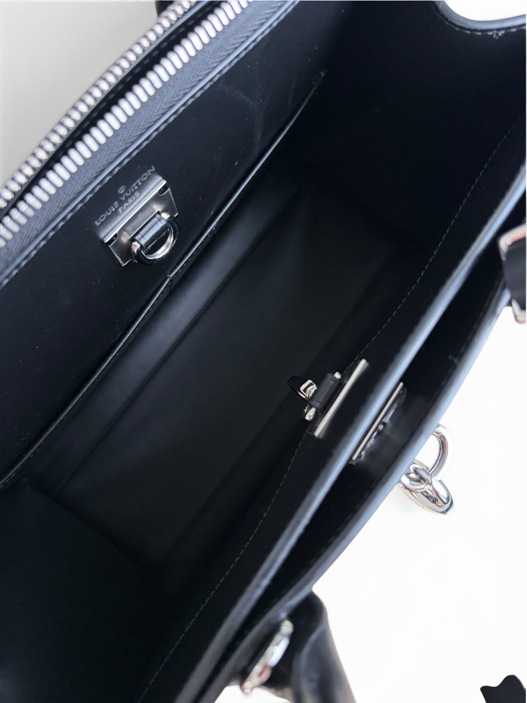 Louis Vuitton Leather & Monogram Tape City Steamer MM