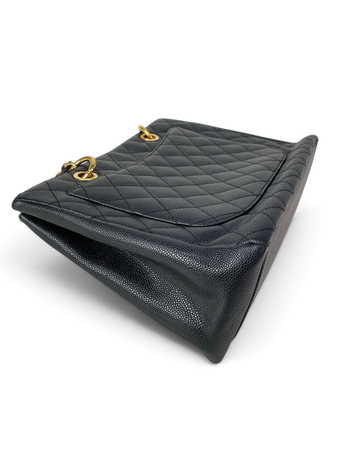 Chanel Black Caviar GST Grand Shopper Tote Gold Hardware