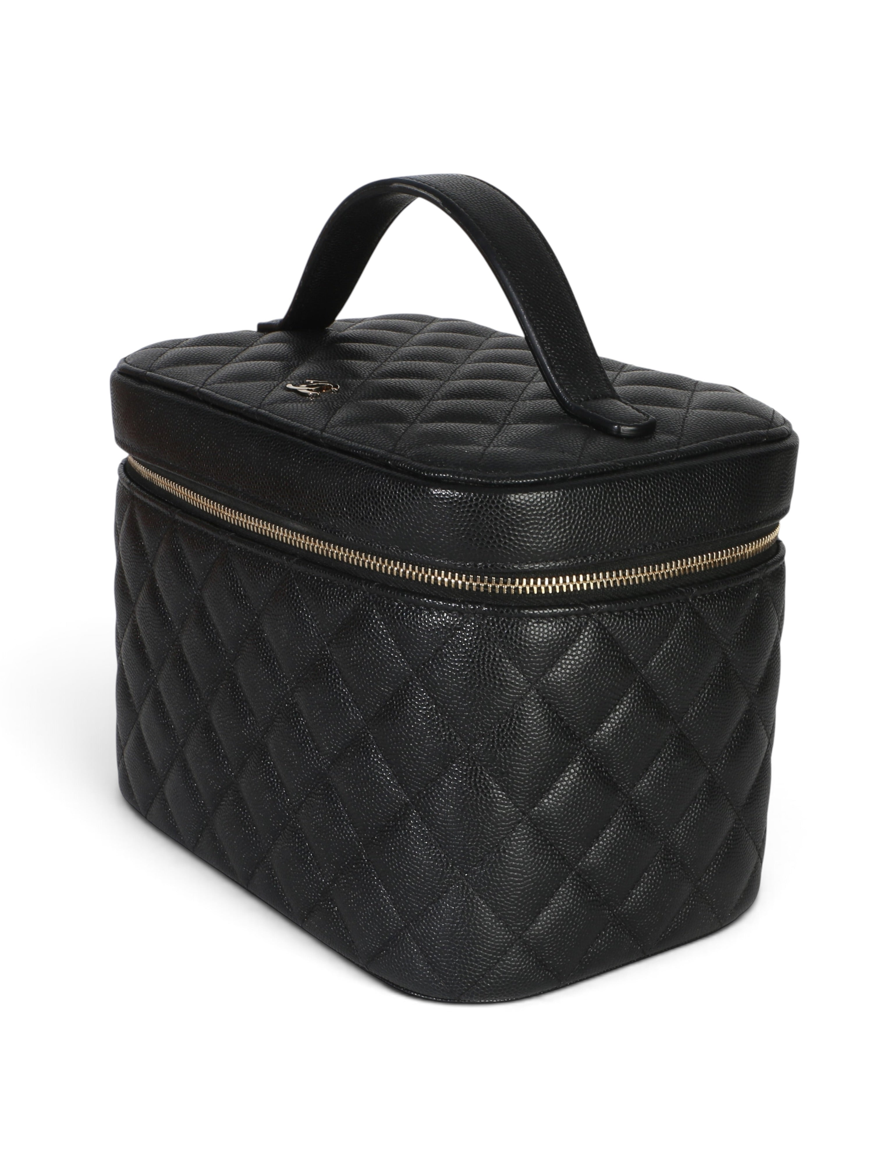 Chanel Black Caviar Large Vanity