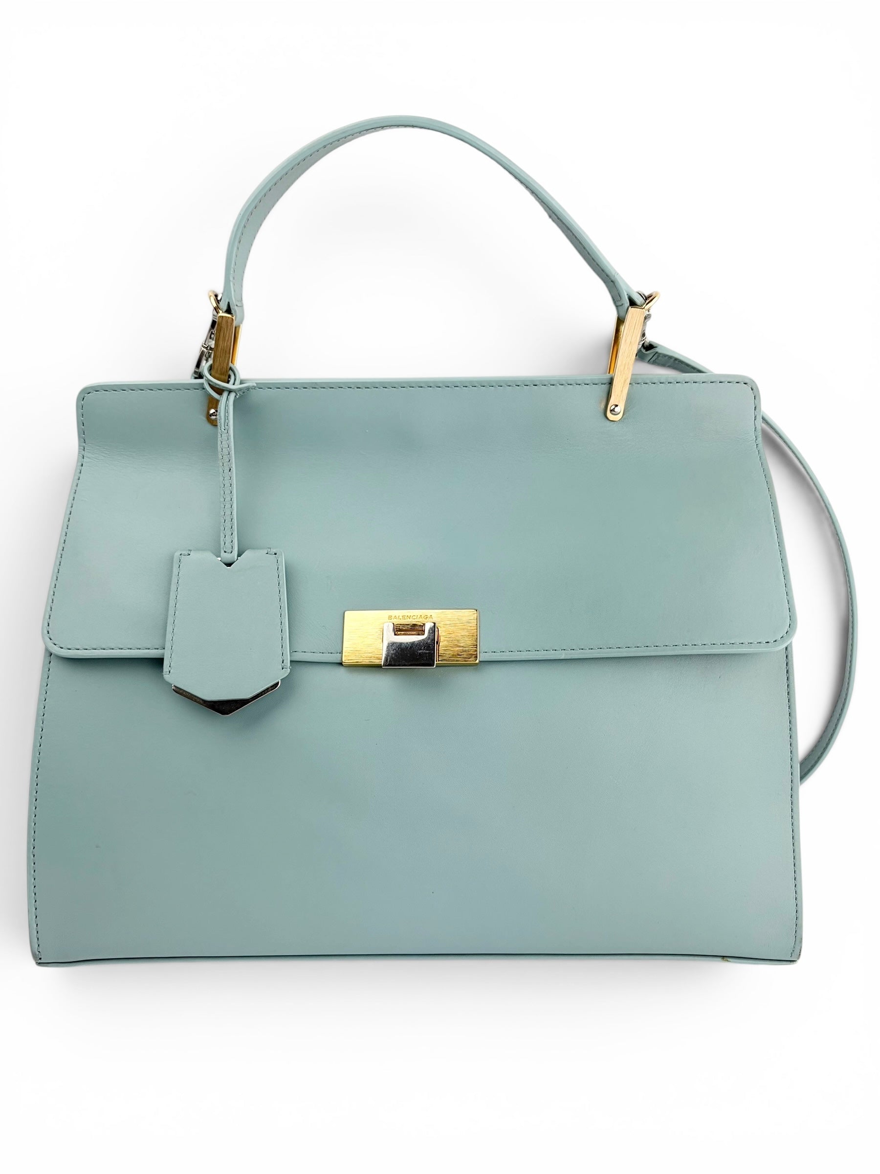 Balenciaga Le Dix Blue Top Handle