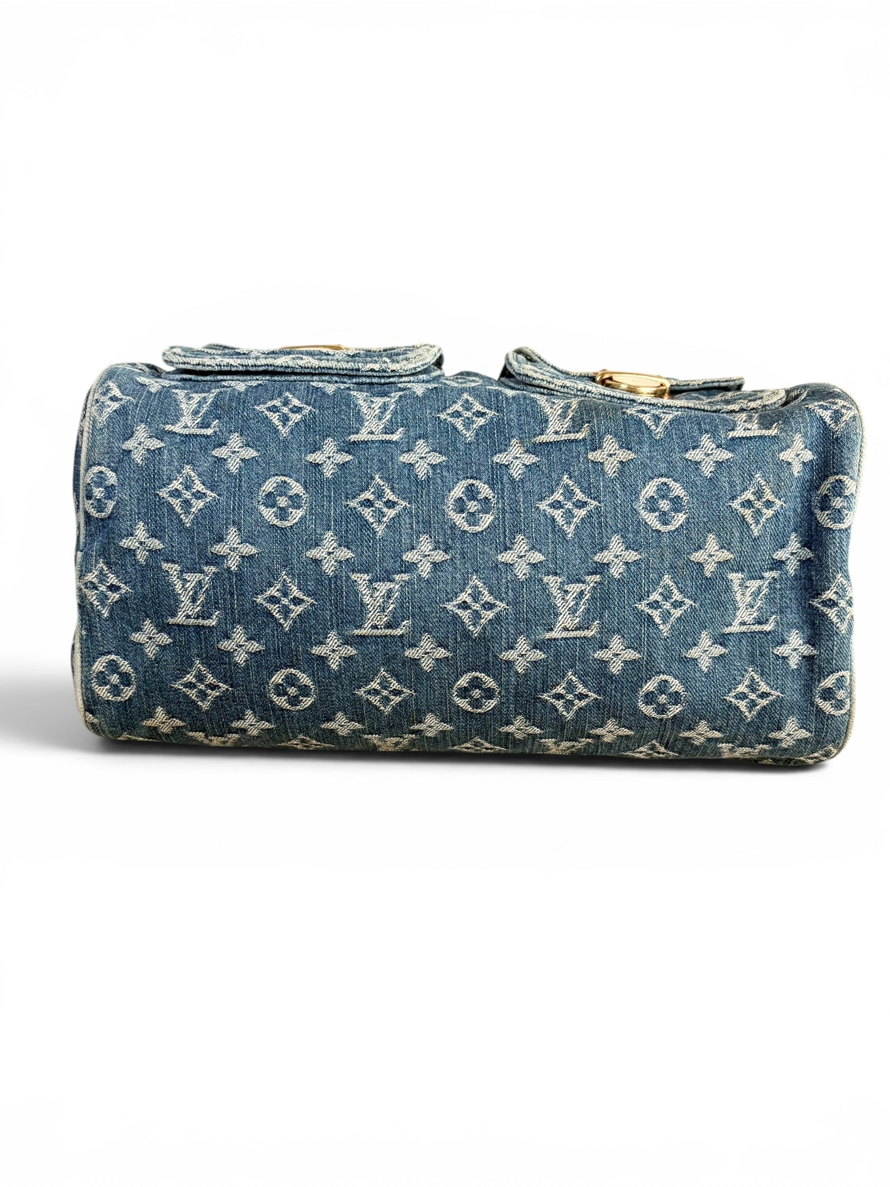 Louis Vuitton Blue Denim Monogram Neo Speedy