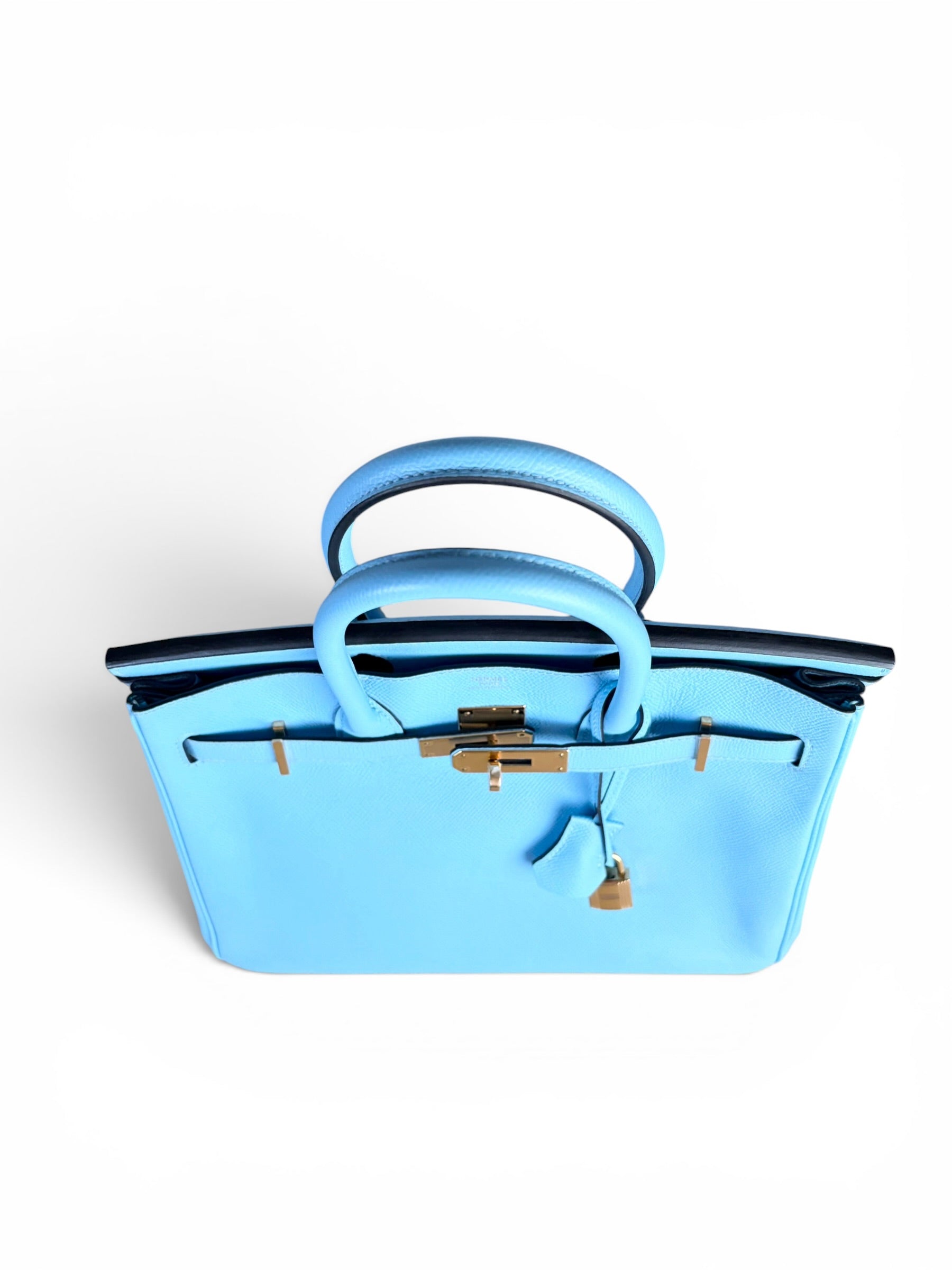 Hermes Blue Celeste Birkin 30 GHW