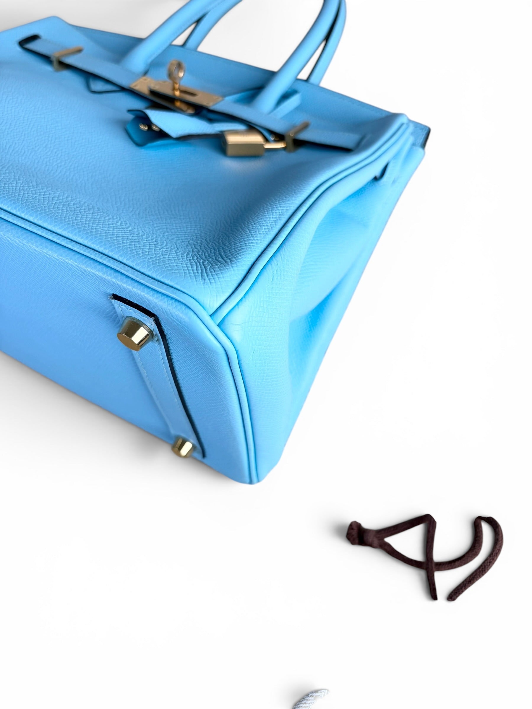 Hermes Blue Celeste Birkin 30 GHW